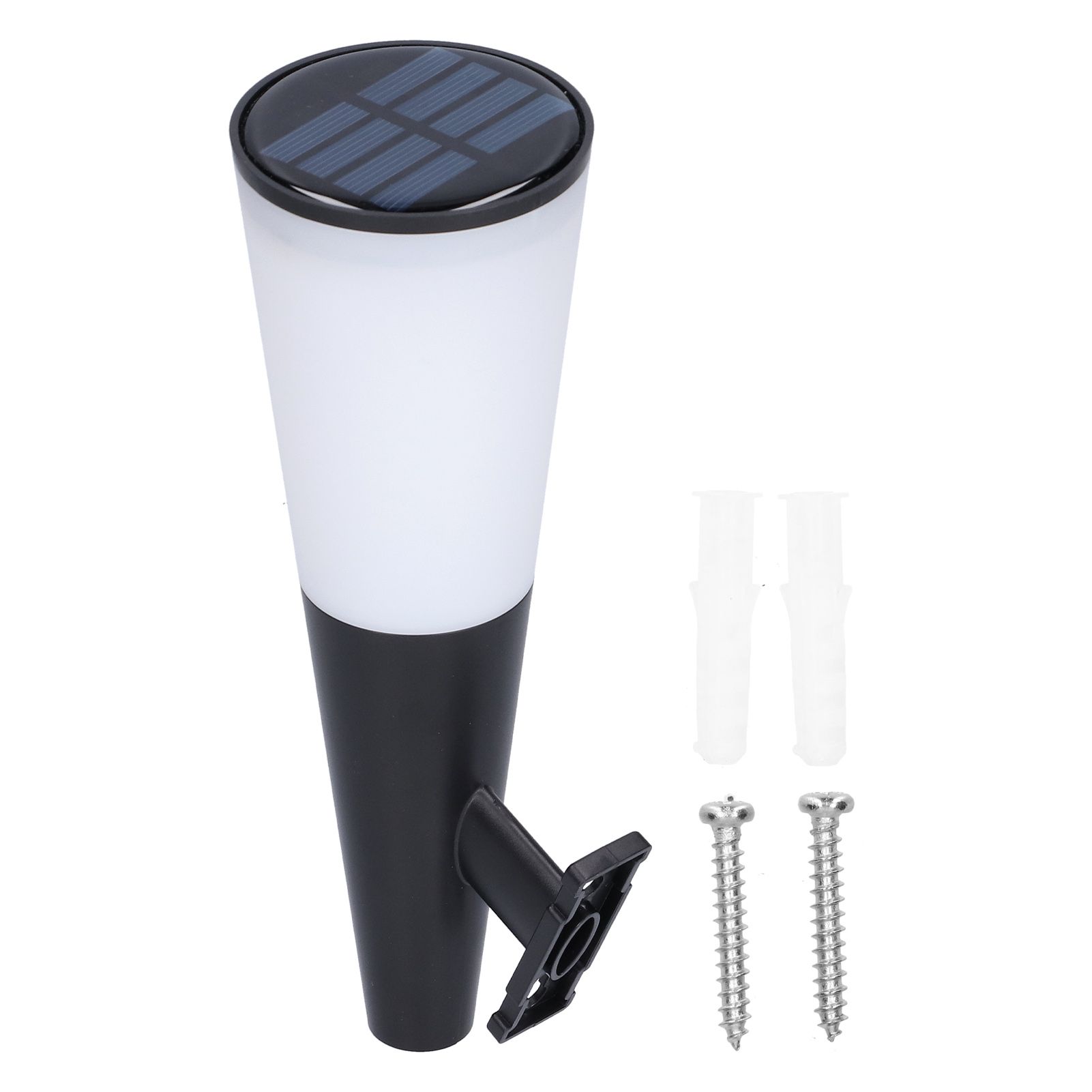 Solar Wall Lamp Warm White RGB Cordless Safe Modern Design Sturdy Durable view 4