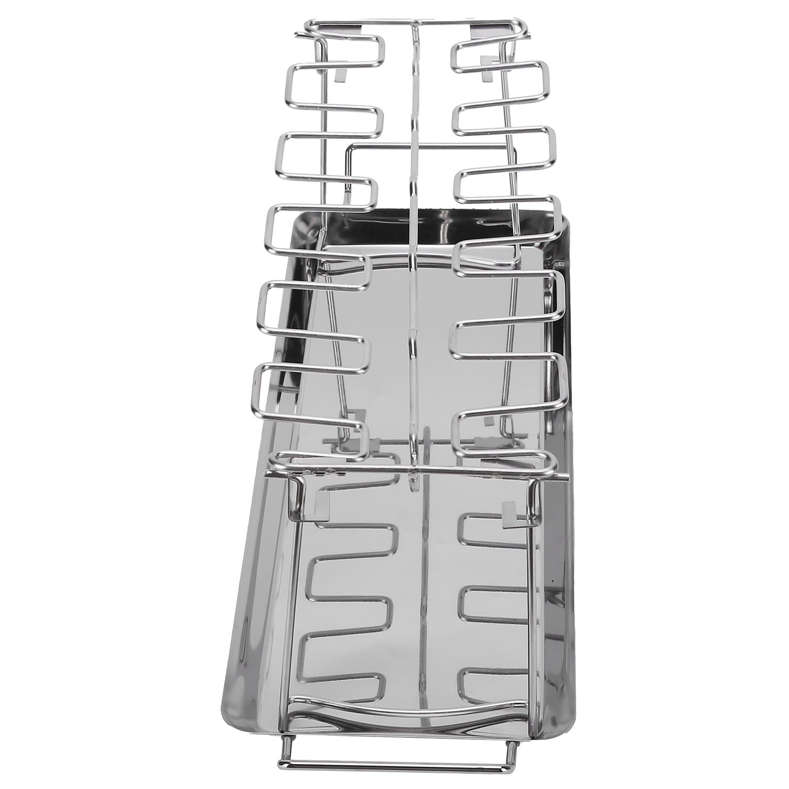 Chicken Wing Leg Rack with Bakeware Vertical Chicken Leg Grill for Barbecue view 3