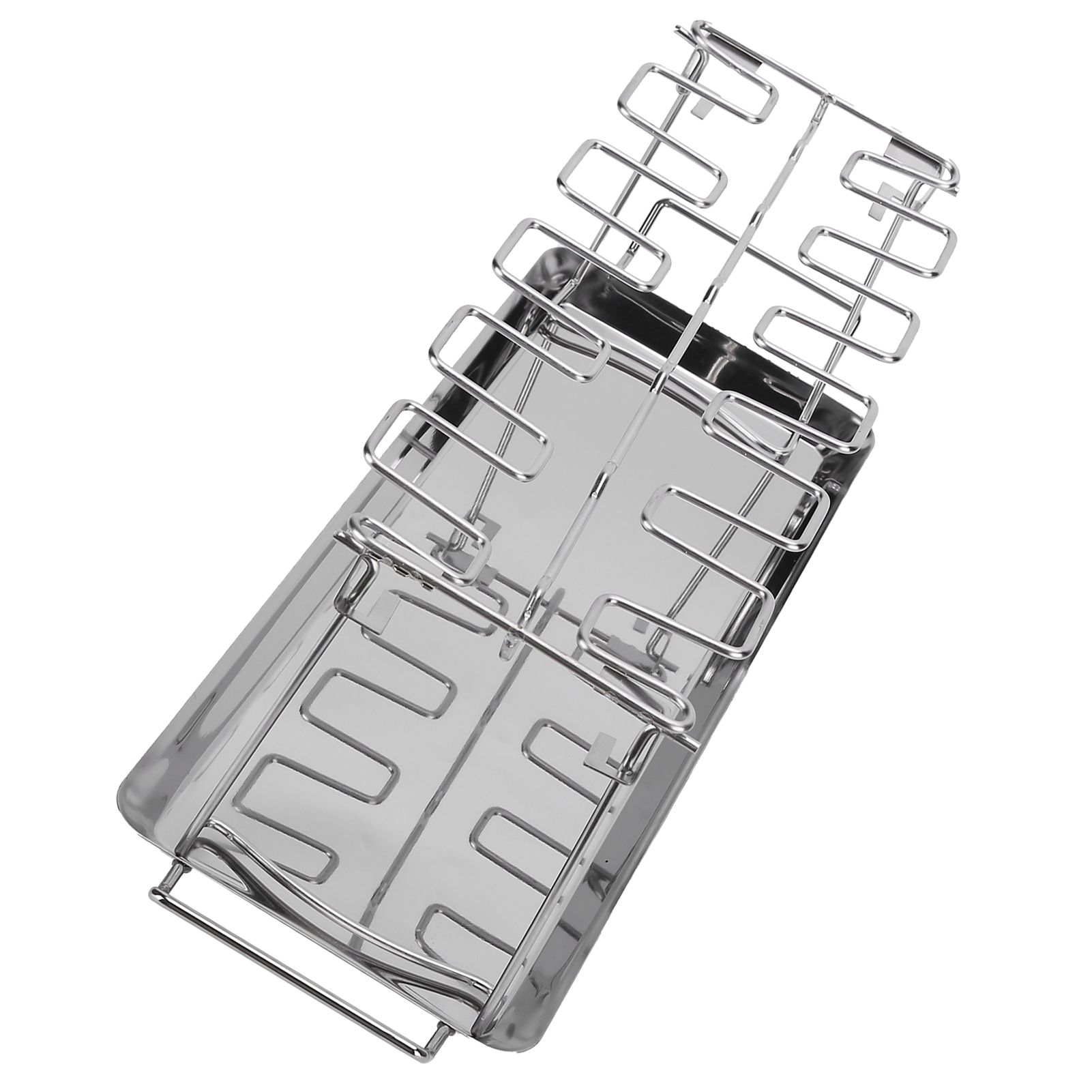 Chicken Wing Leg Rack with Bakeware Vertical Chicken Leg Grill for Barbecue view 8