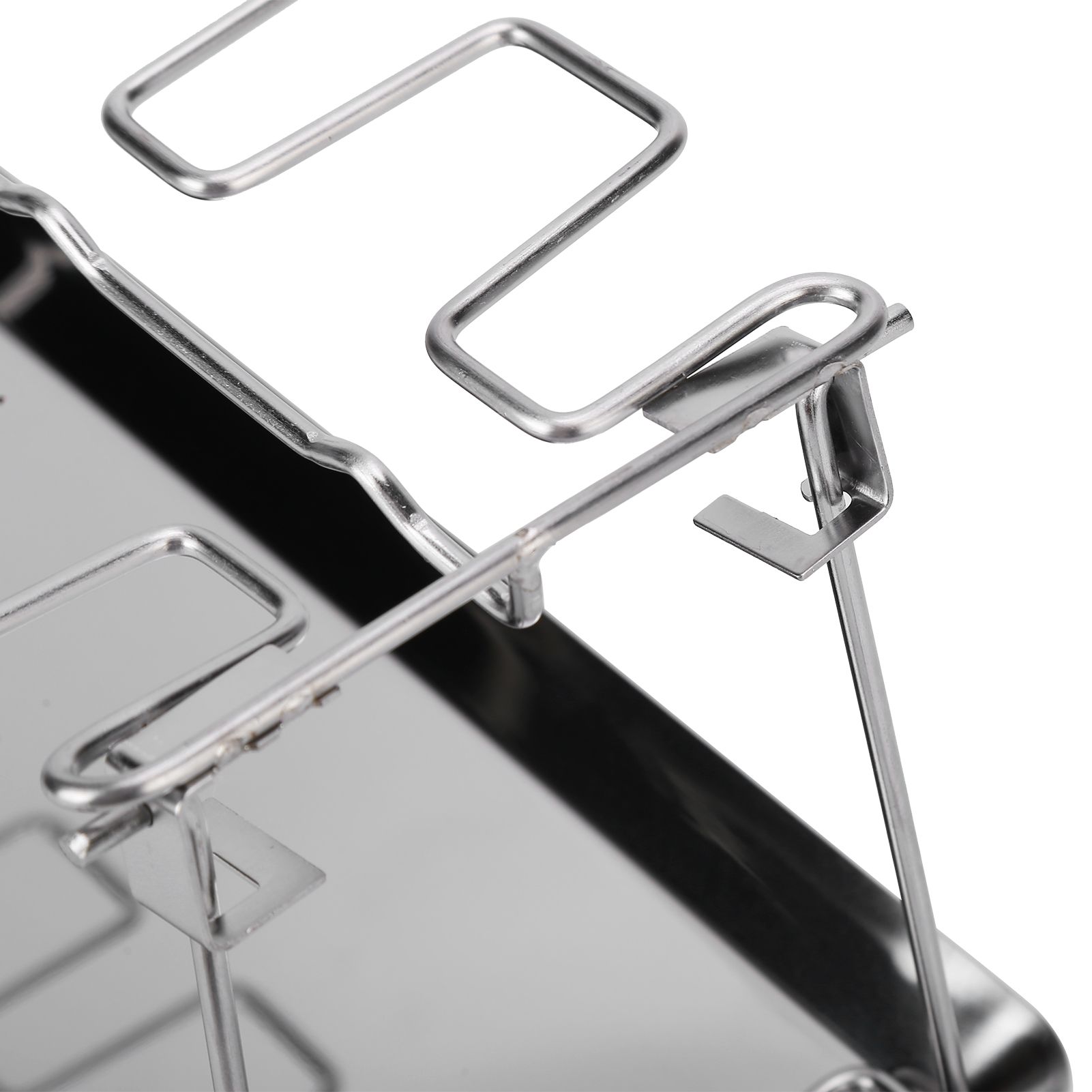 Chicken Wing Leg Rack with Bakeware Vertical Chicken Leg Grill for Barbecue view 15