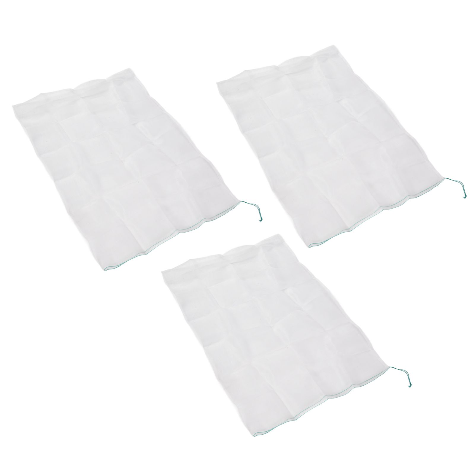 3Pcs Garden Plant Netting with Green Drawstring Potted Plant Fruit Tree view 2