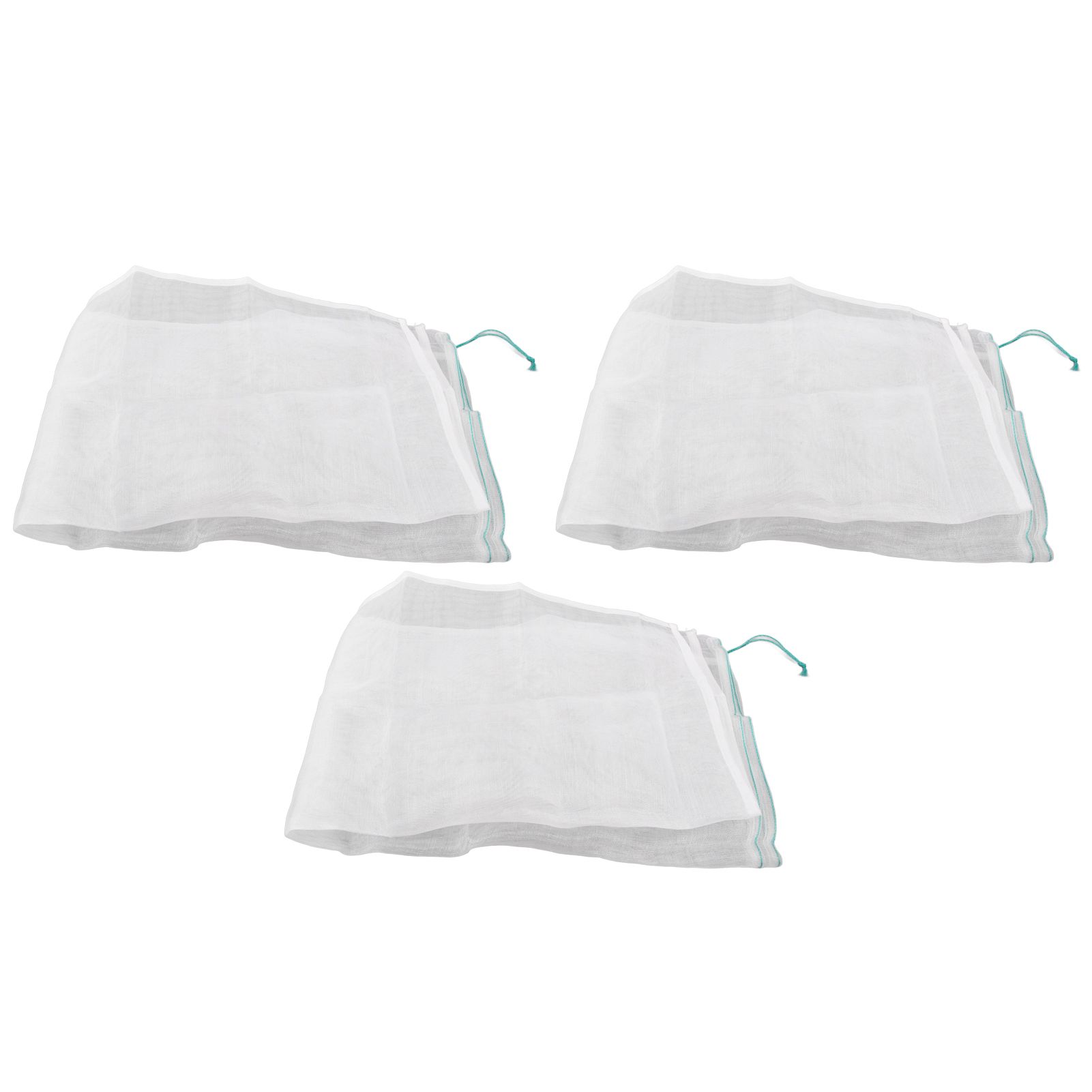 3Pcs Garden Plant Netting with Green Drawstring Potted Plant Fruit Tree view 4