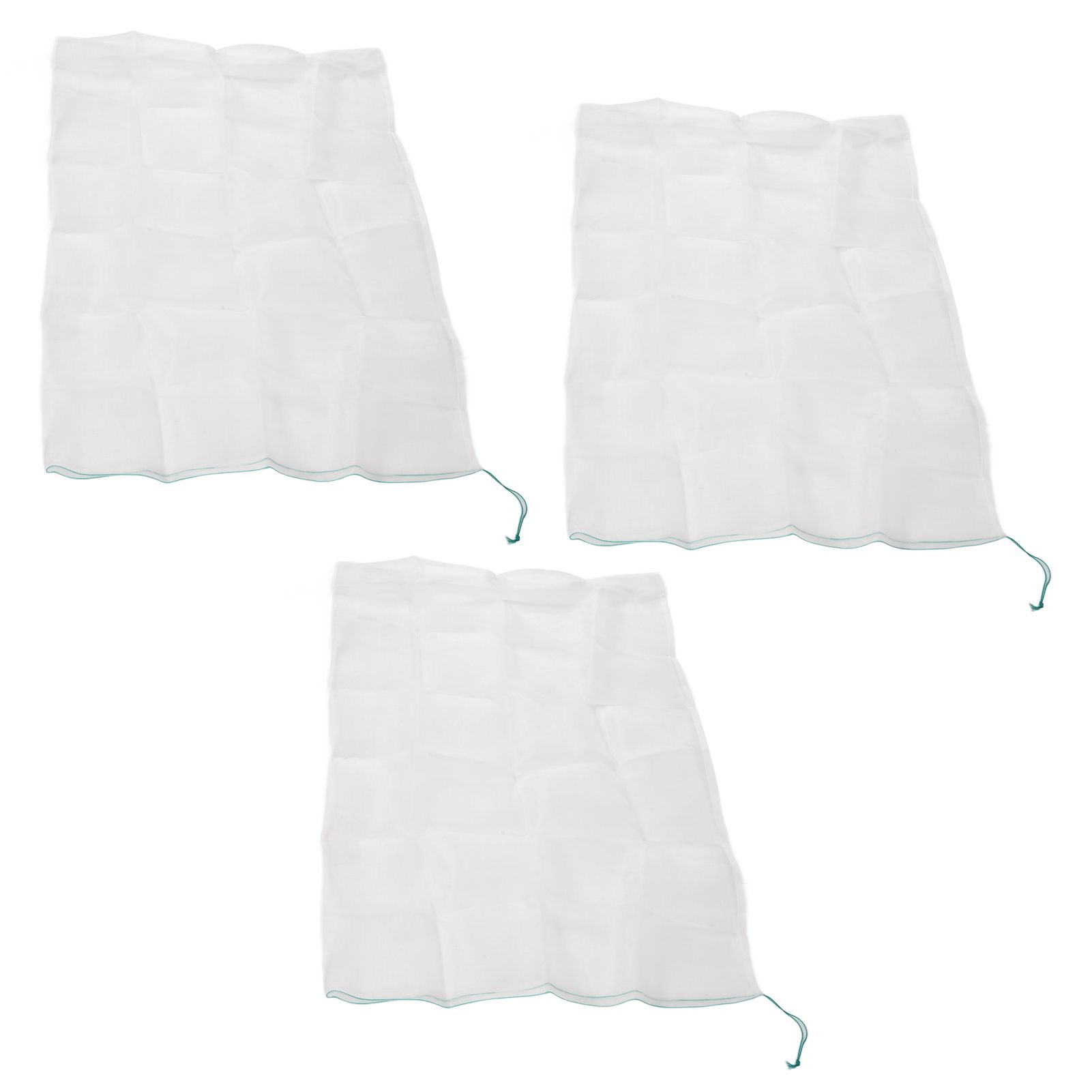 3Pcs Garden Plant Netting with Green Drawstring Potted Plant Fruit Tree view 7