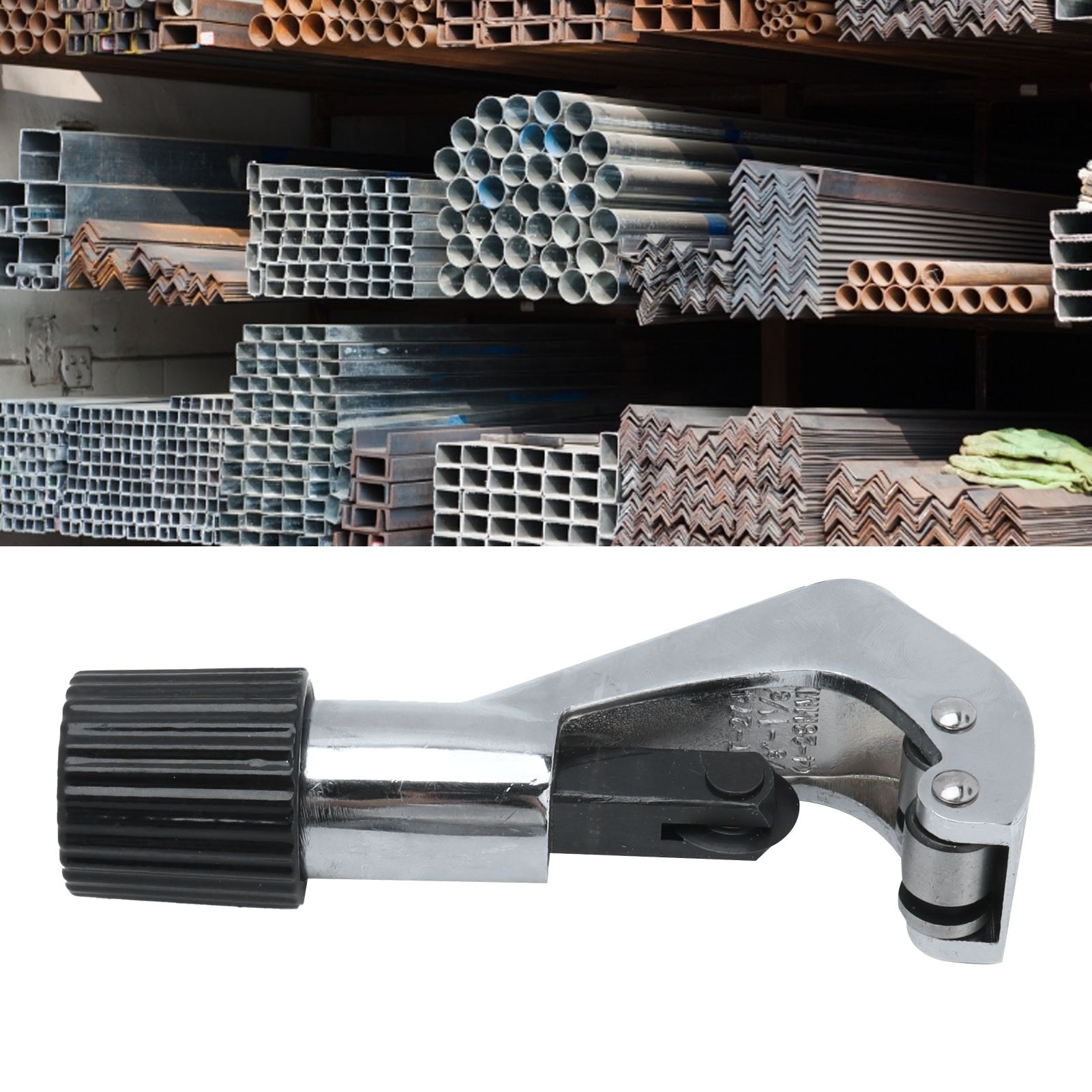 Pipe Cutter Aluminum Alloy Tubing Cutter 1/8in-1-1/8in Mini Tube Cutter for Metal view 12