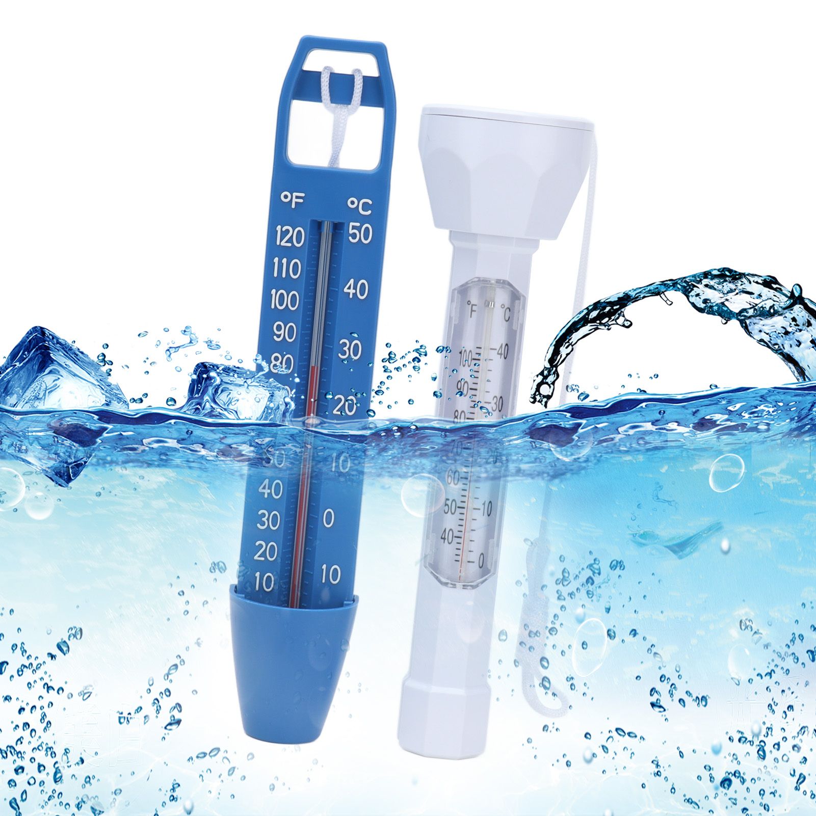 Floating Pool Thermometer Set Multi Unit Durable Waterproof Water Thermometer view 11