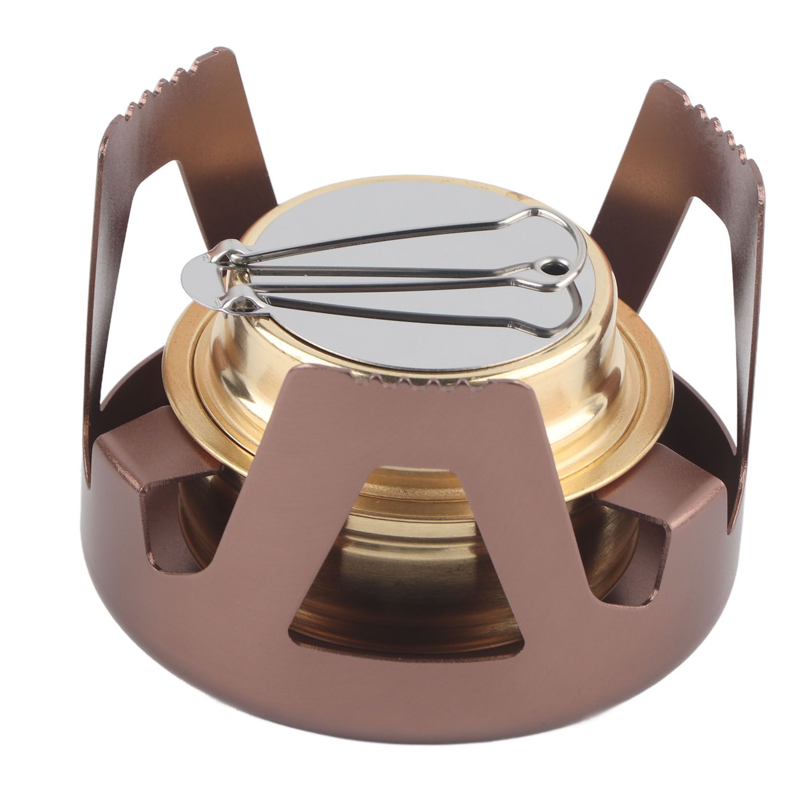Portable Ethanol Stove Burner Outdoor Camping Cooker Furnace Cookware with view 5
