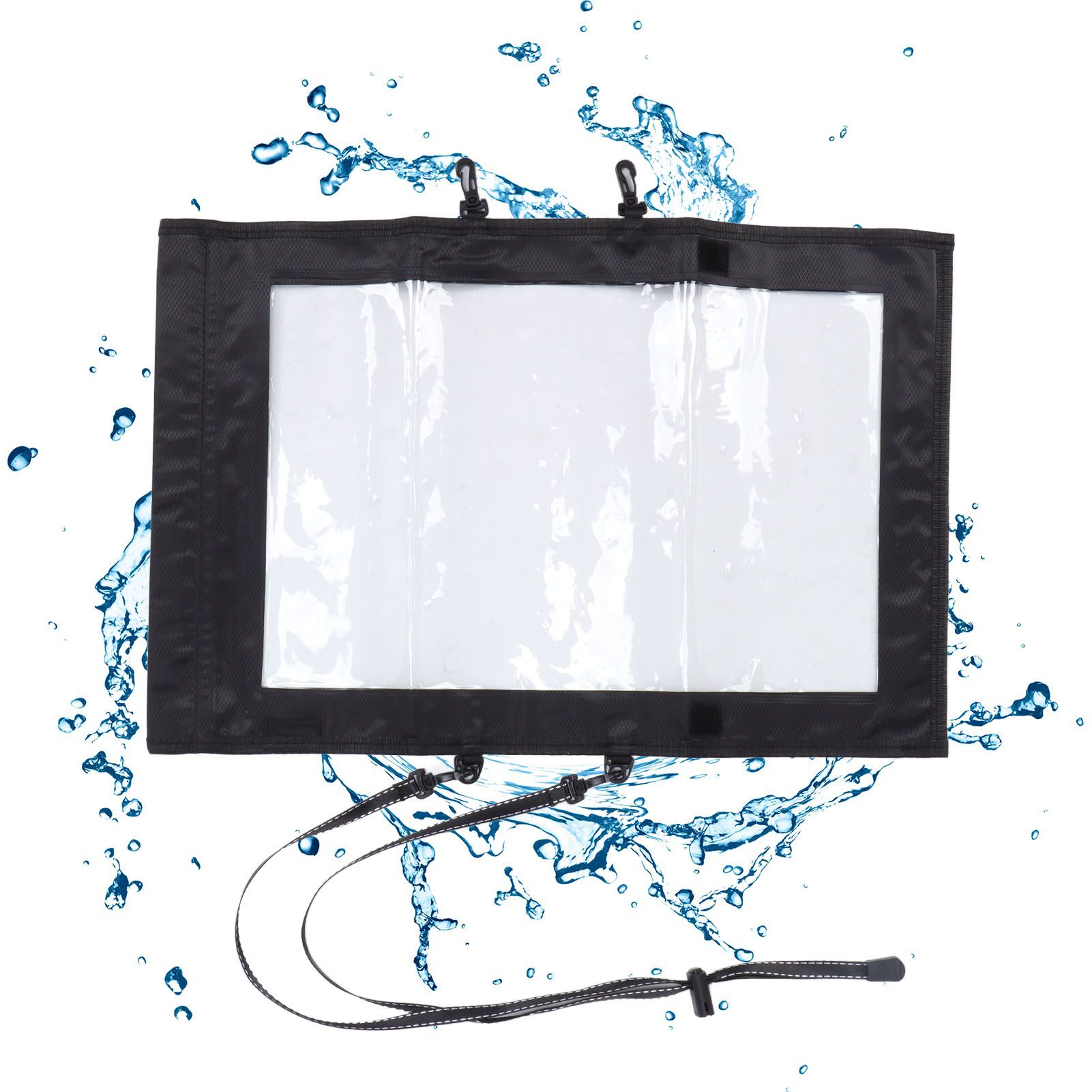 Transparent Map Storage Bag Waterproof Folding Storage Pouch for Outdoor view 11