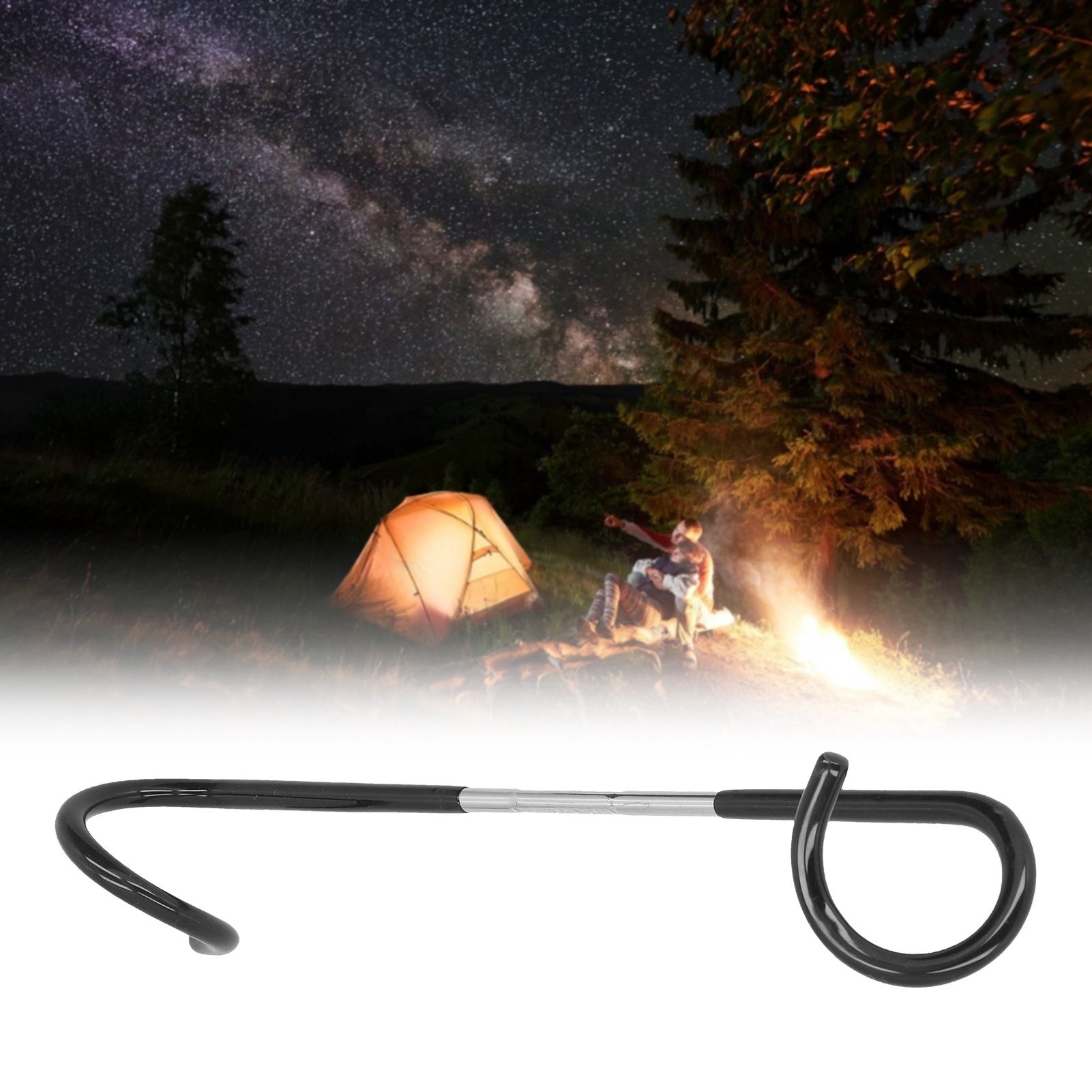 3PCS Multifunctional Tent Light Hook Double End S Shaped Hanger Light Holder view 11