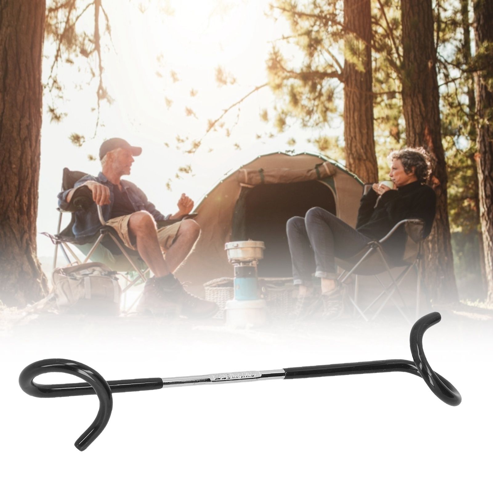 3PCS Multifunctional Tent Light Hook Double End S Shaped Hanger Light Holder view 12