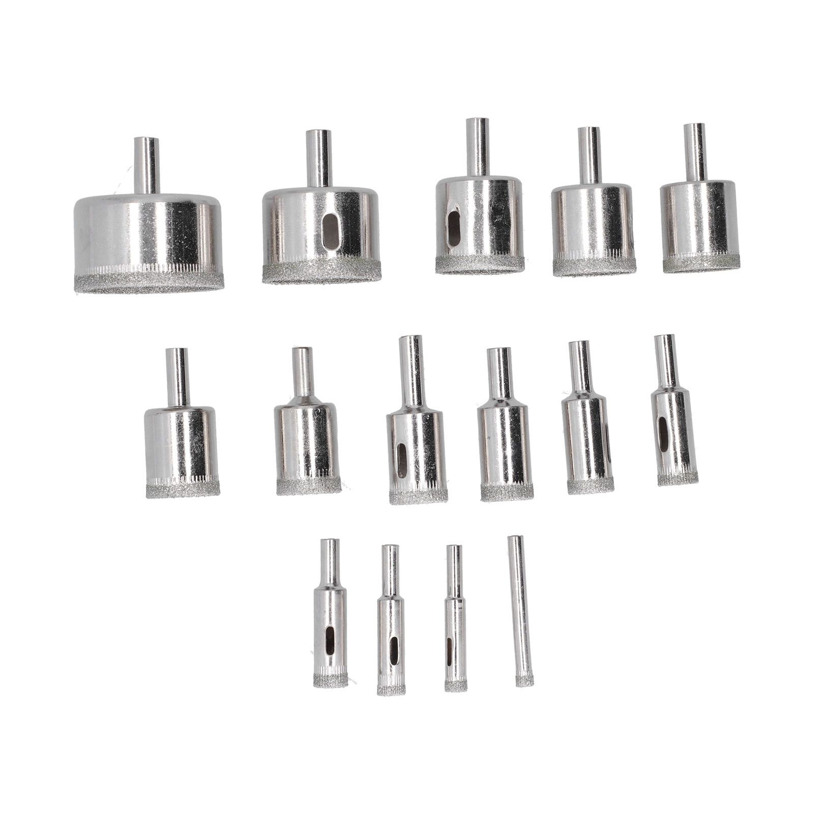 15Pcs/Set 6‑50mm Diamond Drill Bit Kit Ceramic Marble Hole Opener for Glass view 10