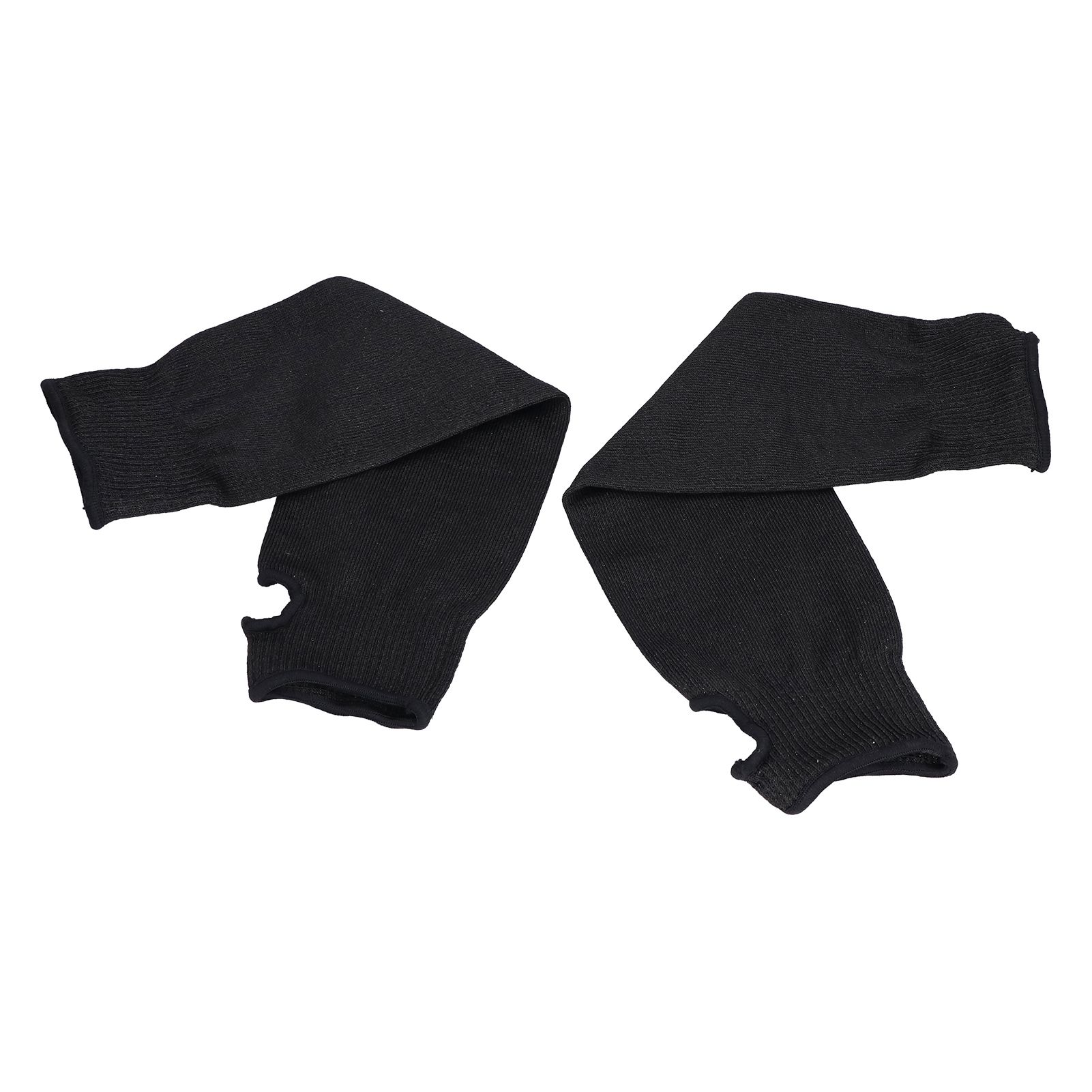 Black Cut Resistant Arm Sleeves Level 5 Protection Wear Resistant Arm Guard view 3