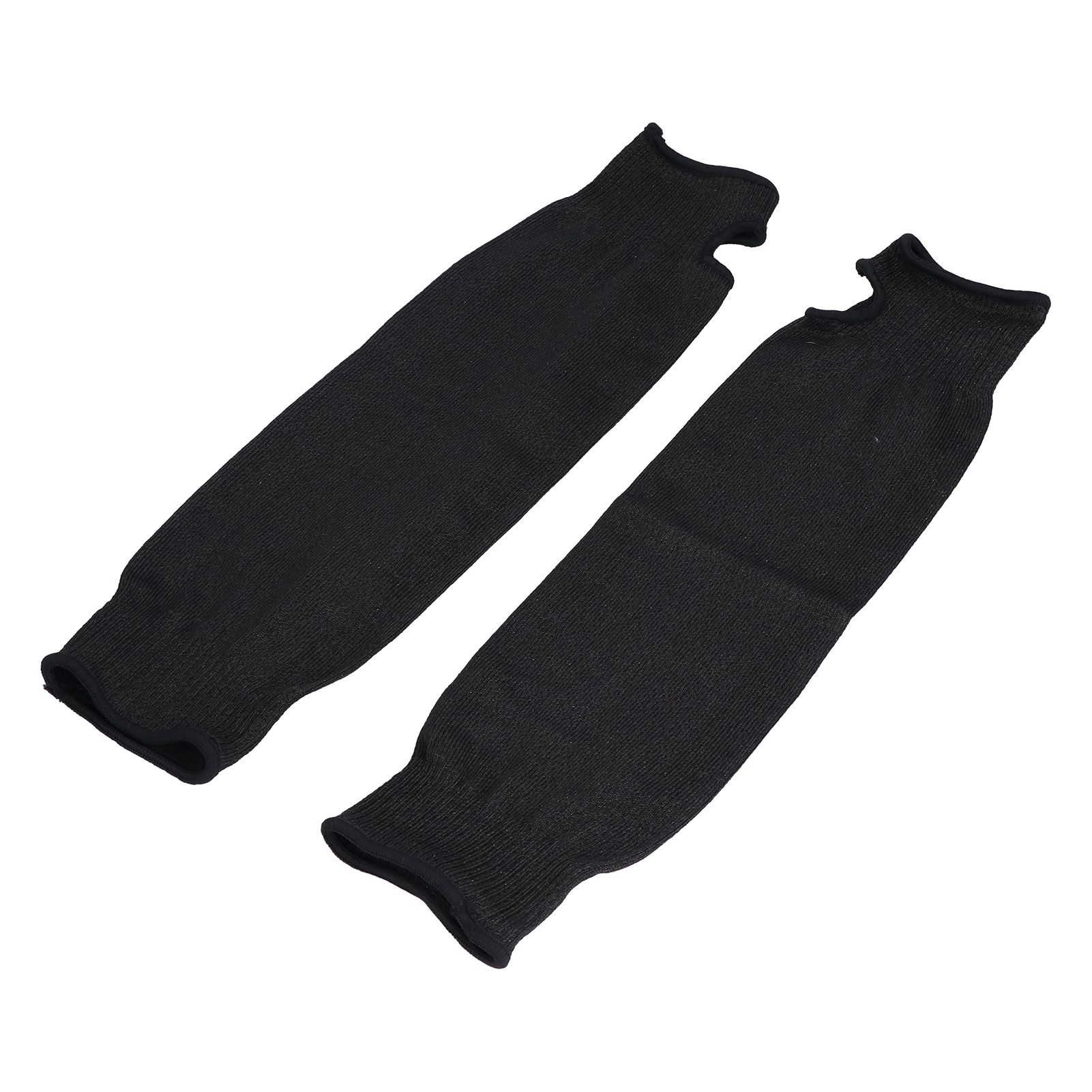 Black Cut Resistant Arm Sleeves Level 5 Protection Wear Resistant Arm Guard view 4