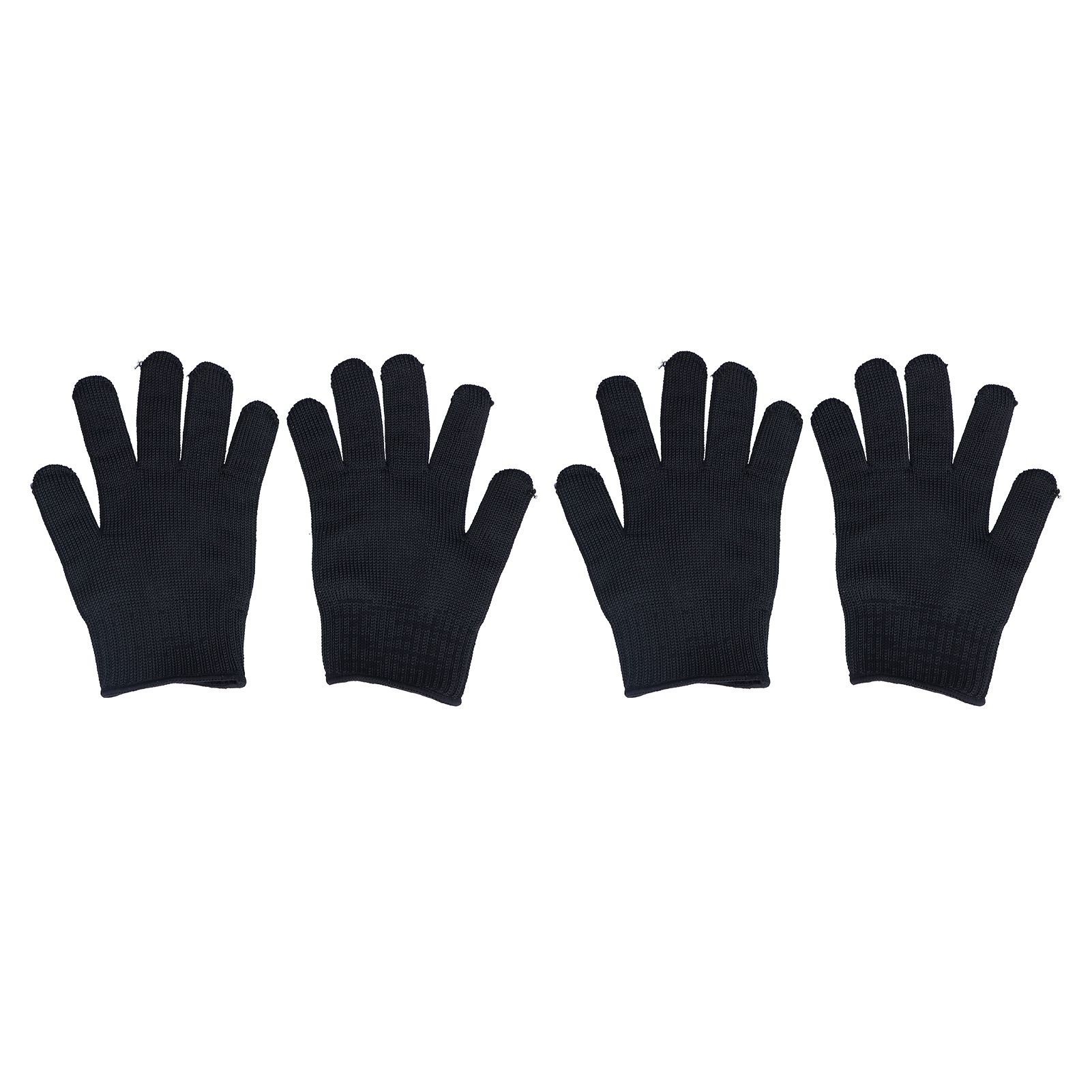 2 Pairs Cut Resistant Gloves Level 5 Protection Scratch Proof Steel Wire — image 1