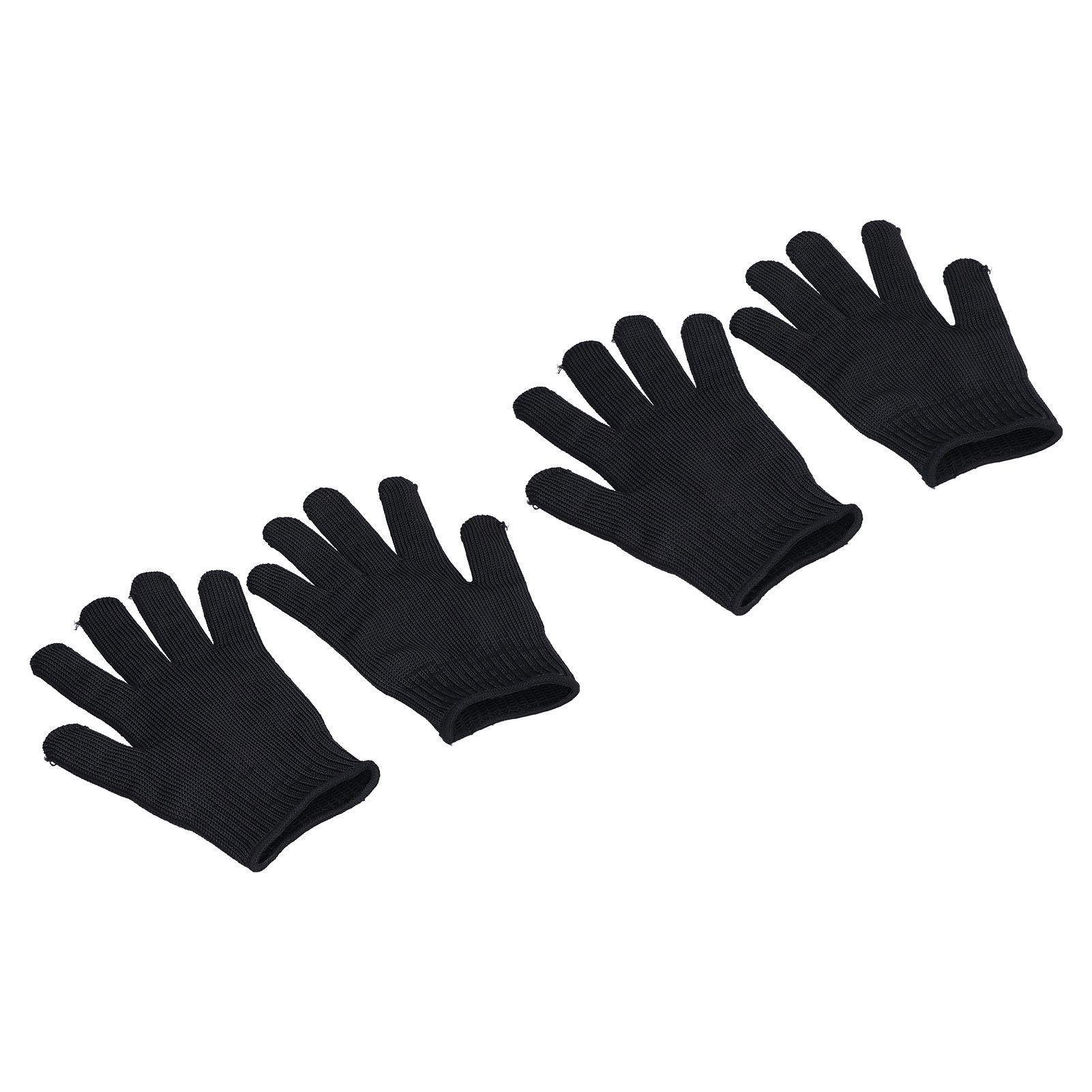 2 Pairs Cut Resistant Gloves Level 5 Protection Scratch Proof Steel Wire view 4