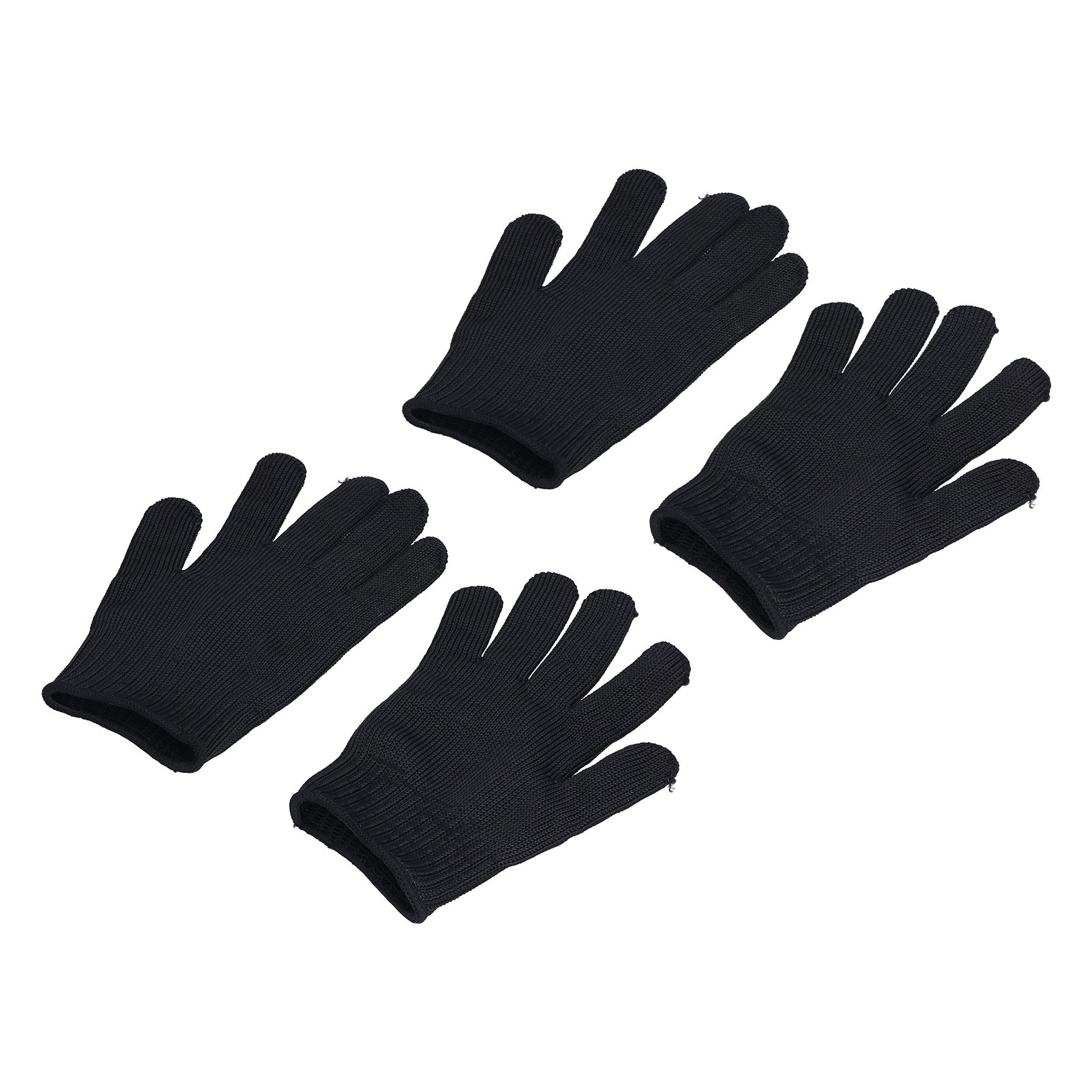 2 Pairs Cut Resistant Gloves Level 5 Protection Scratch Proof Steel Wire view 5