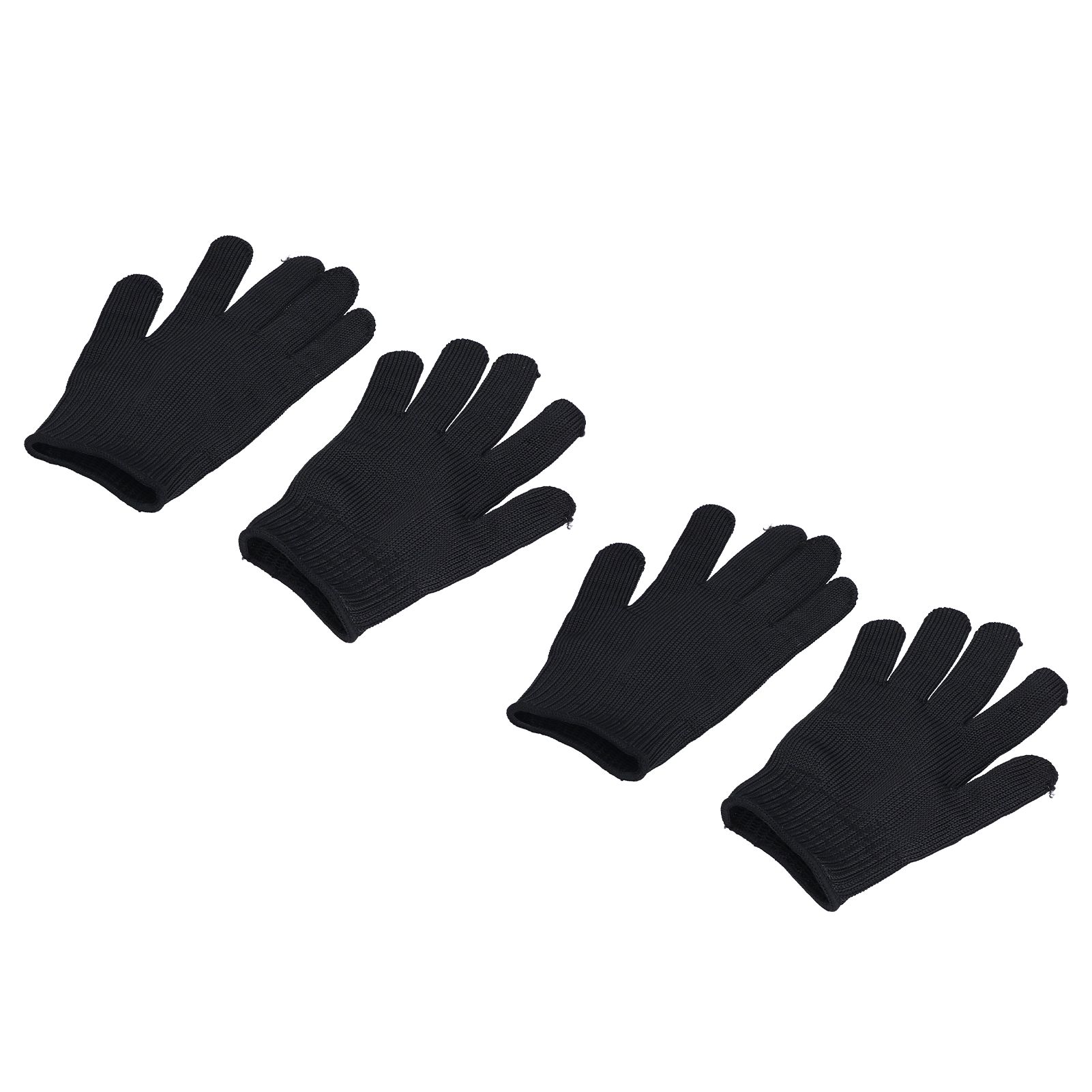 2 Pairs Cut Resistant Gloves Level 5 Protection Scratch Proof Steel Wire view 6