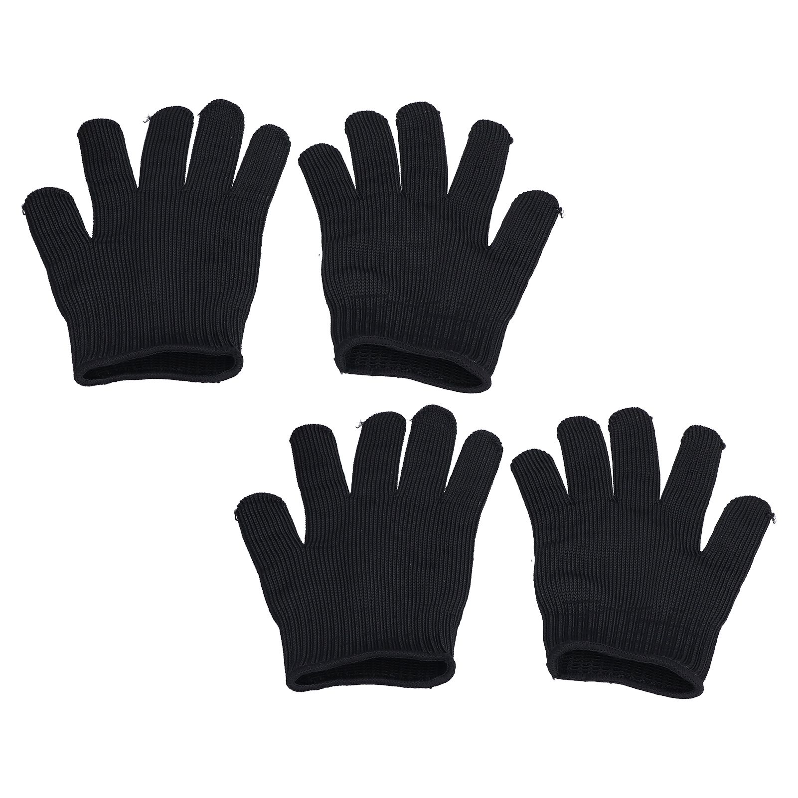2 Pairs Cut Resistant Gloves Level 5 Protection Scratch Proof Steel Wire view 9