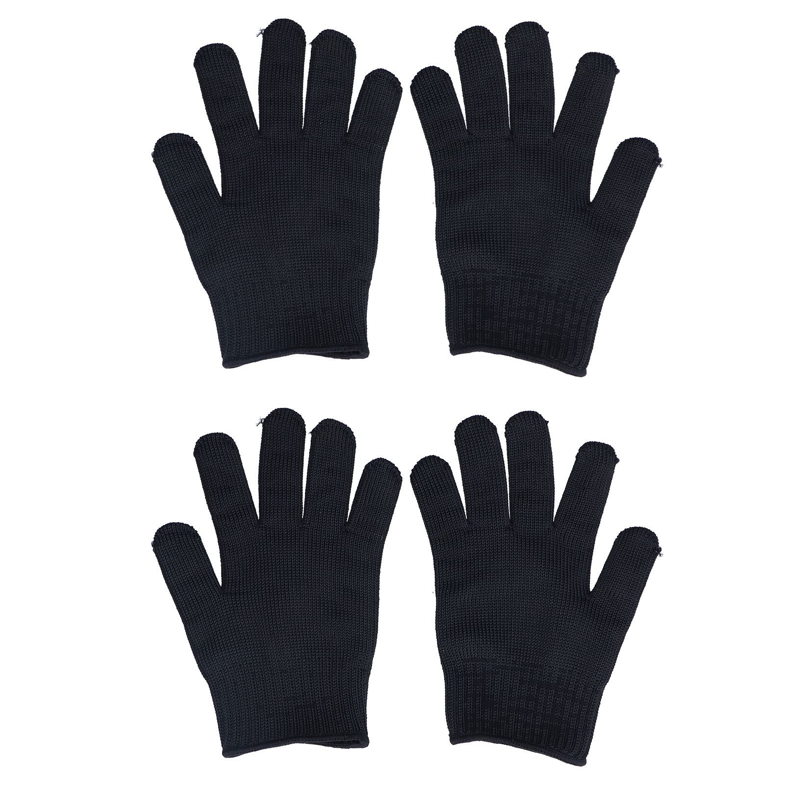2 Pairs Cut Resistant Gloves Level 5 Protection Scratch Proof Steel Wire view 10