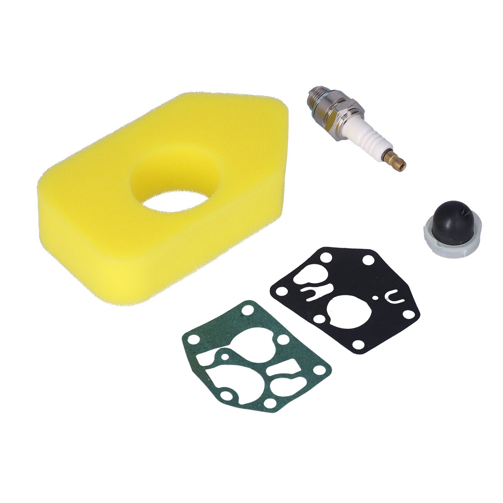 Spark Plug Primer Bulb Air Filter Cotton Diaphragm Gasket Set 795083 698369 view 14