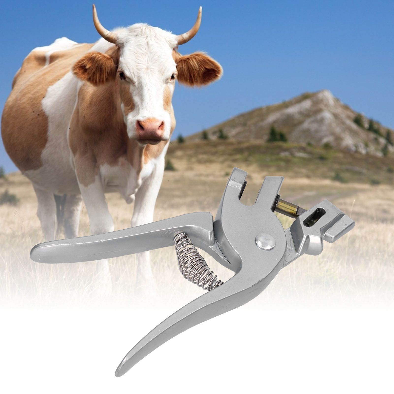Ear Tag Applicator Stainless Steel Veterinary Ear Tag Plier for Livestock Pig view 11