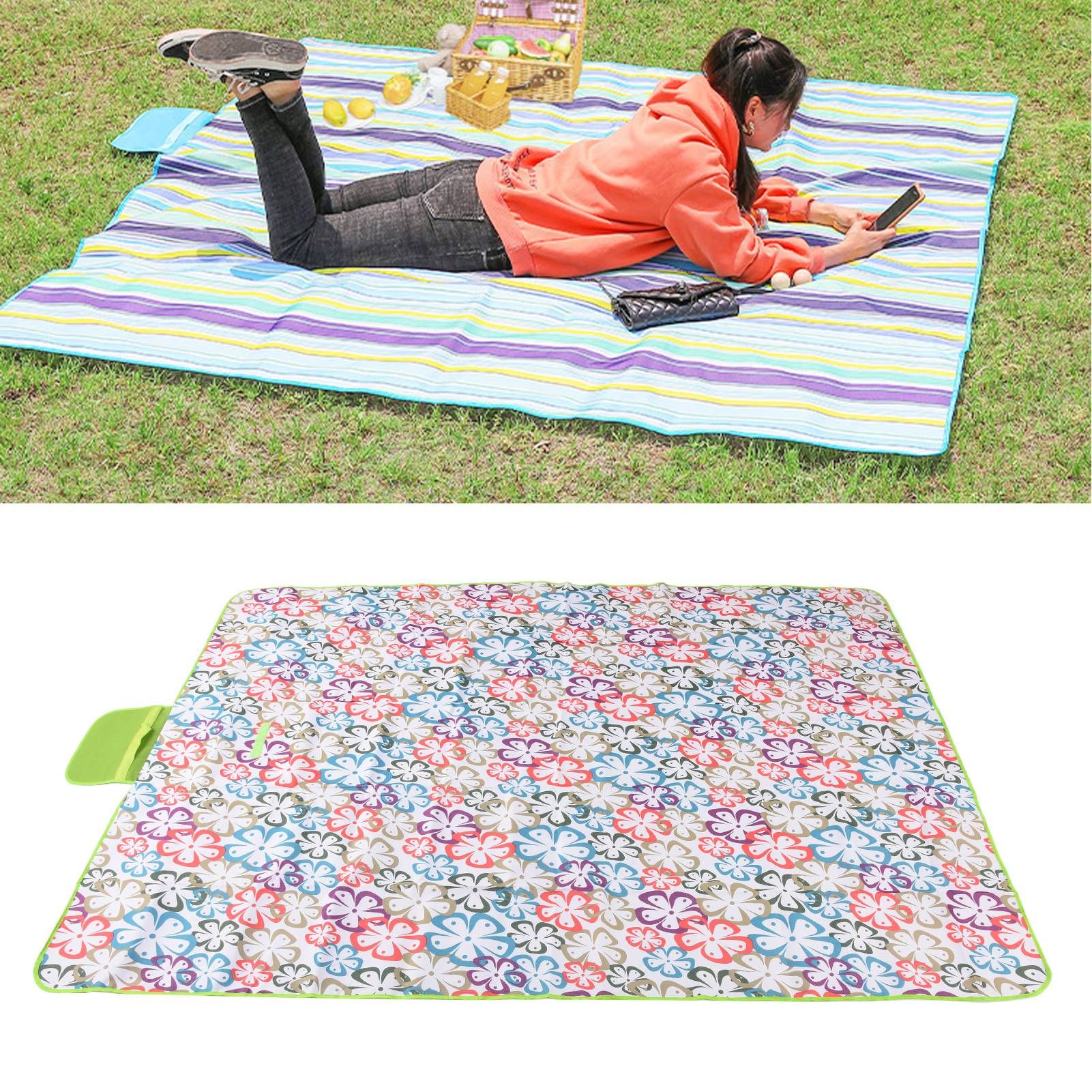 145/200 Picnic Blanket Outdoor Blanket with Large Size Waterproof Sandproof view 12