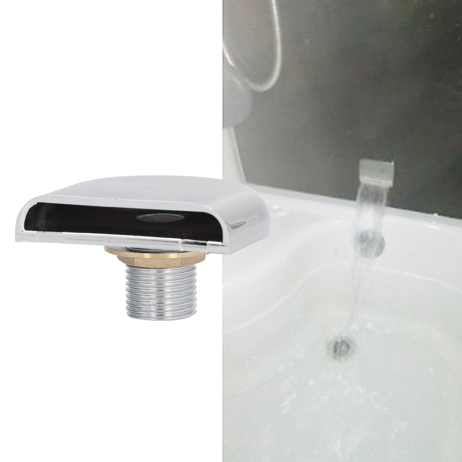 G1/2 Male Thread Waterfall Faucet Outlet Shower Nozzle for SPA Pool Shower view 11