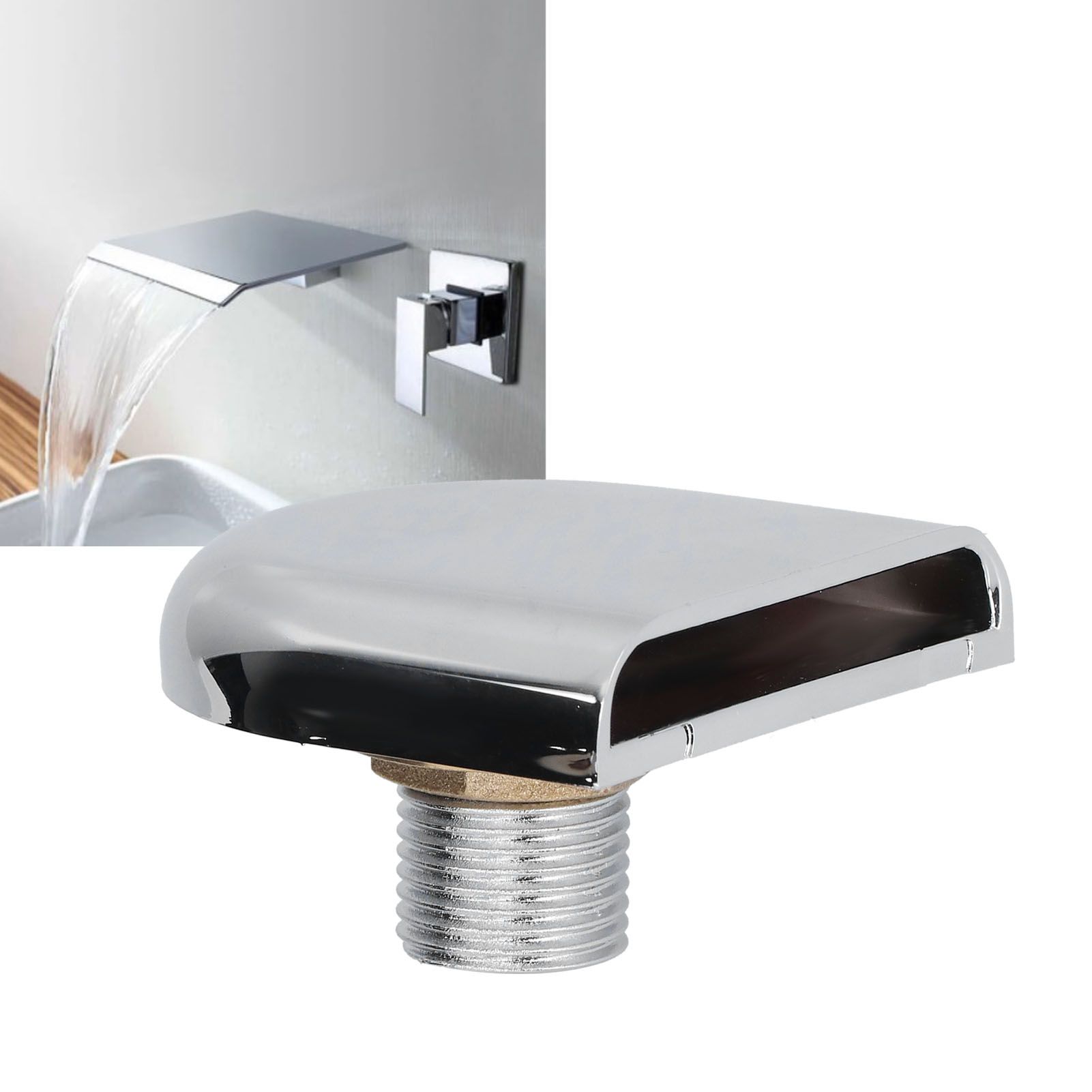 G1/2 Male Thread Waterfall Faucet Outlet Shower Nozzle for SPA Pool Shower view 12