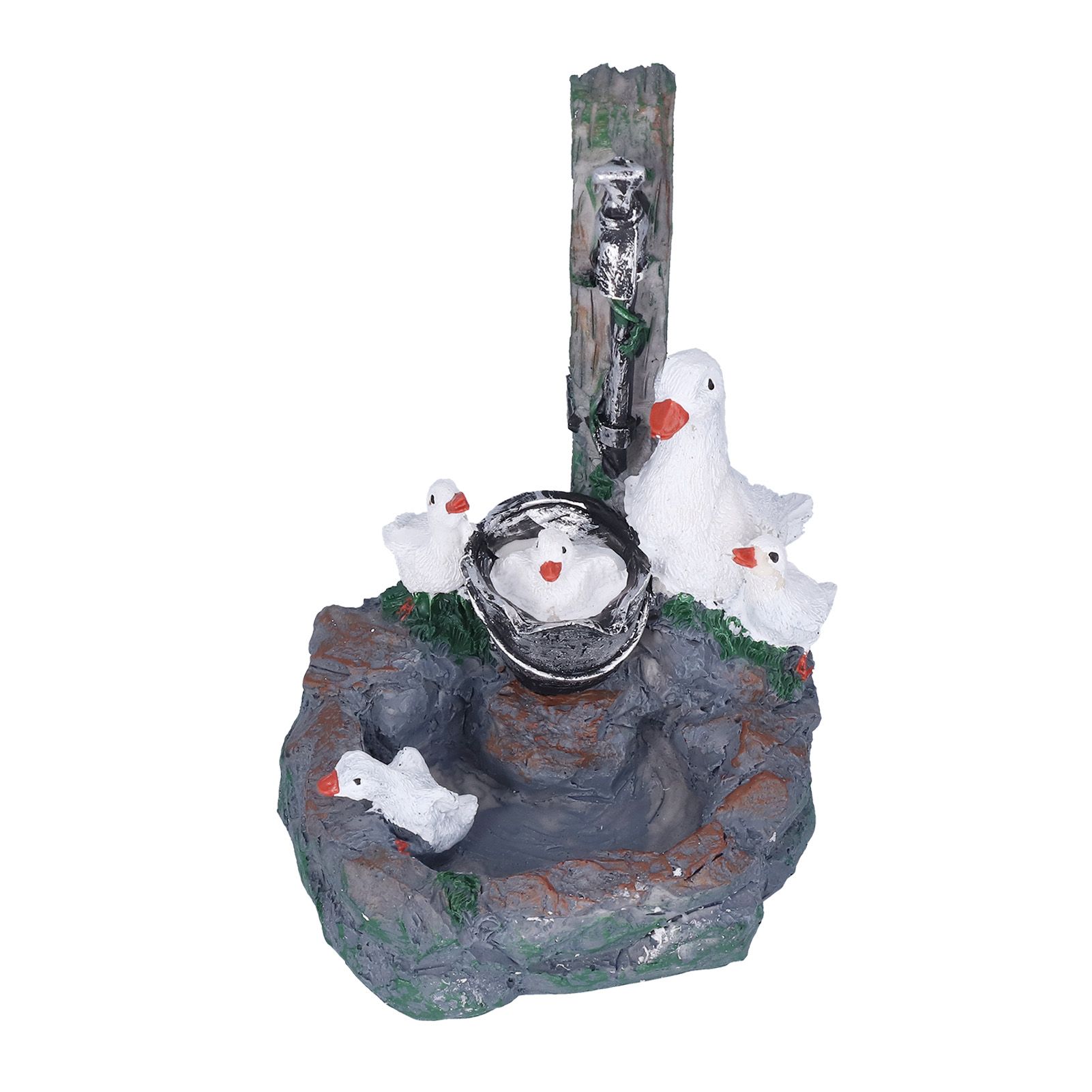 Garden Duck Family Statue Originality Resin Sculpture Ornament Decoration for — image 1