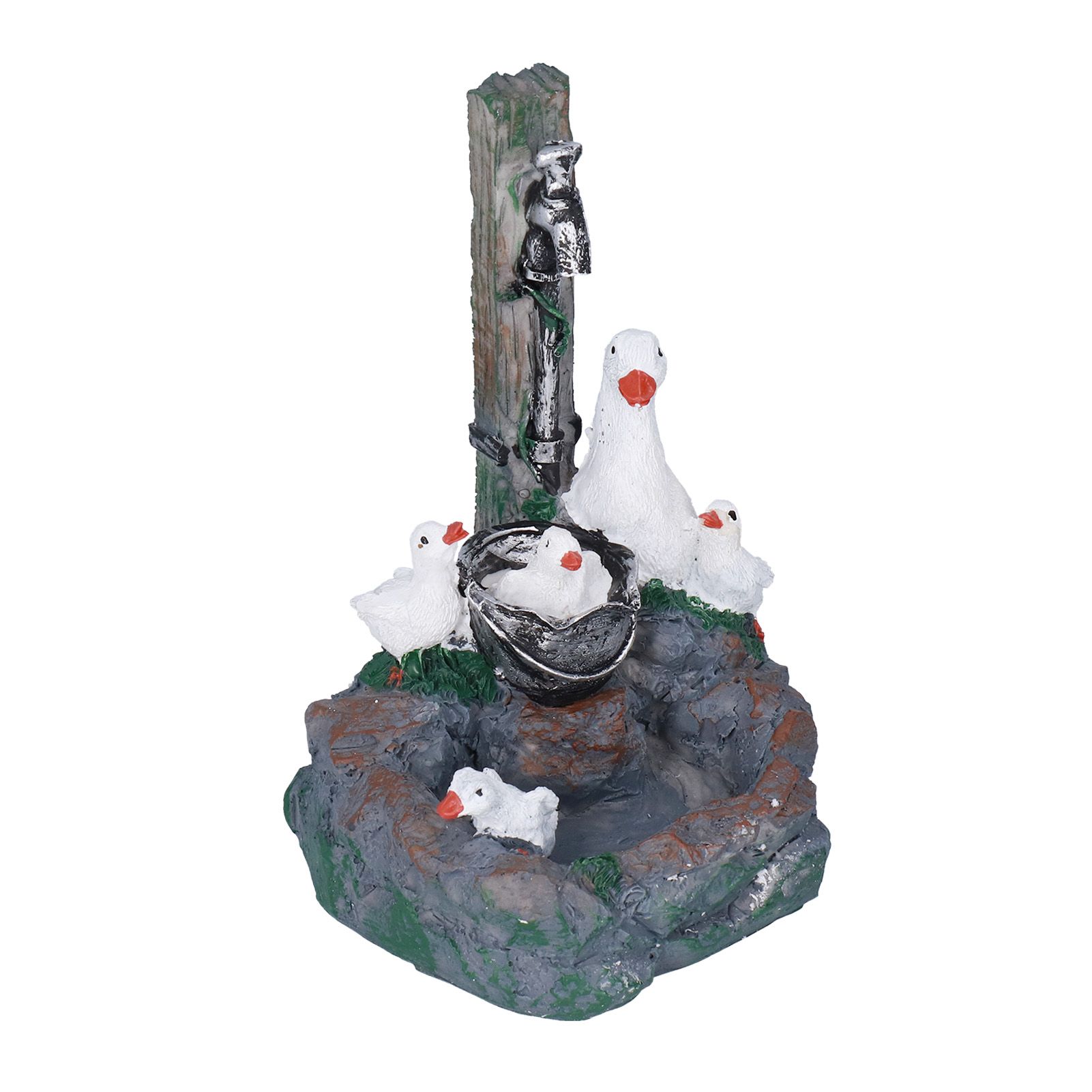 Garden Duck Family Statue Originality Resin Sculpture Ornament Decoration for view 5