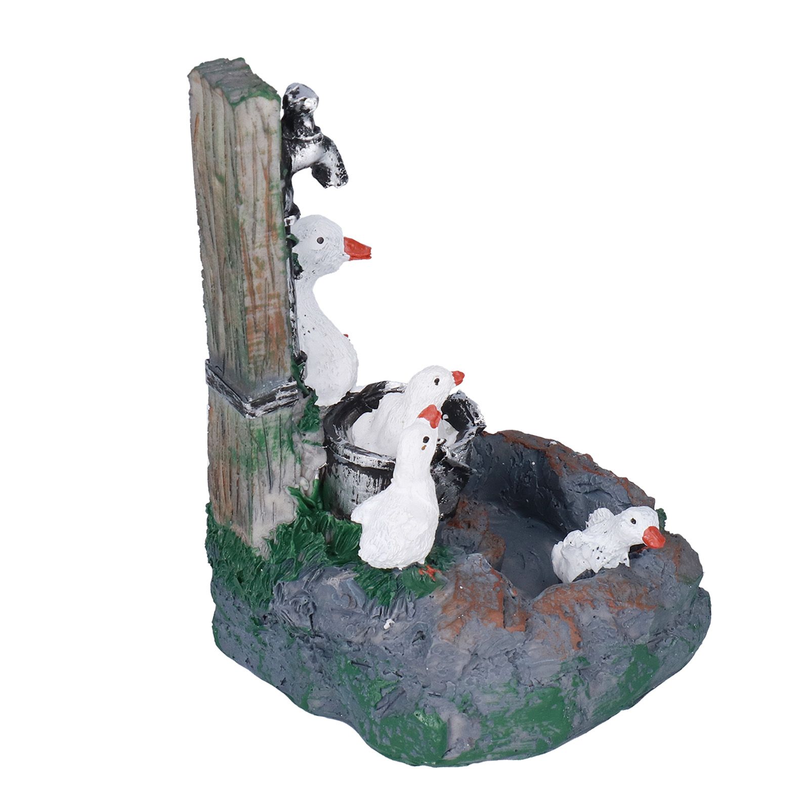 Garden Duck Family Statue Originality Resin Sculpture Ornament Decoration for view 7