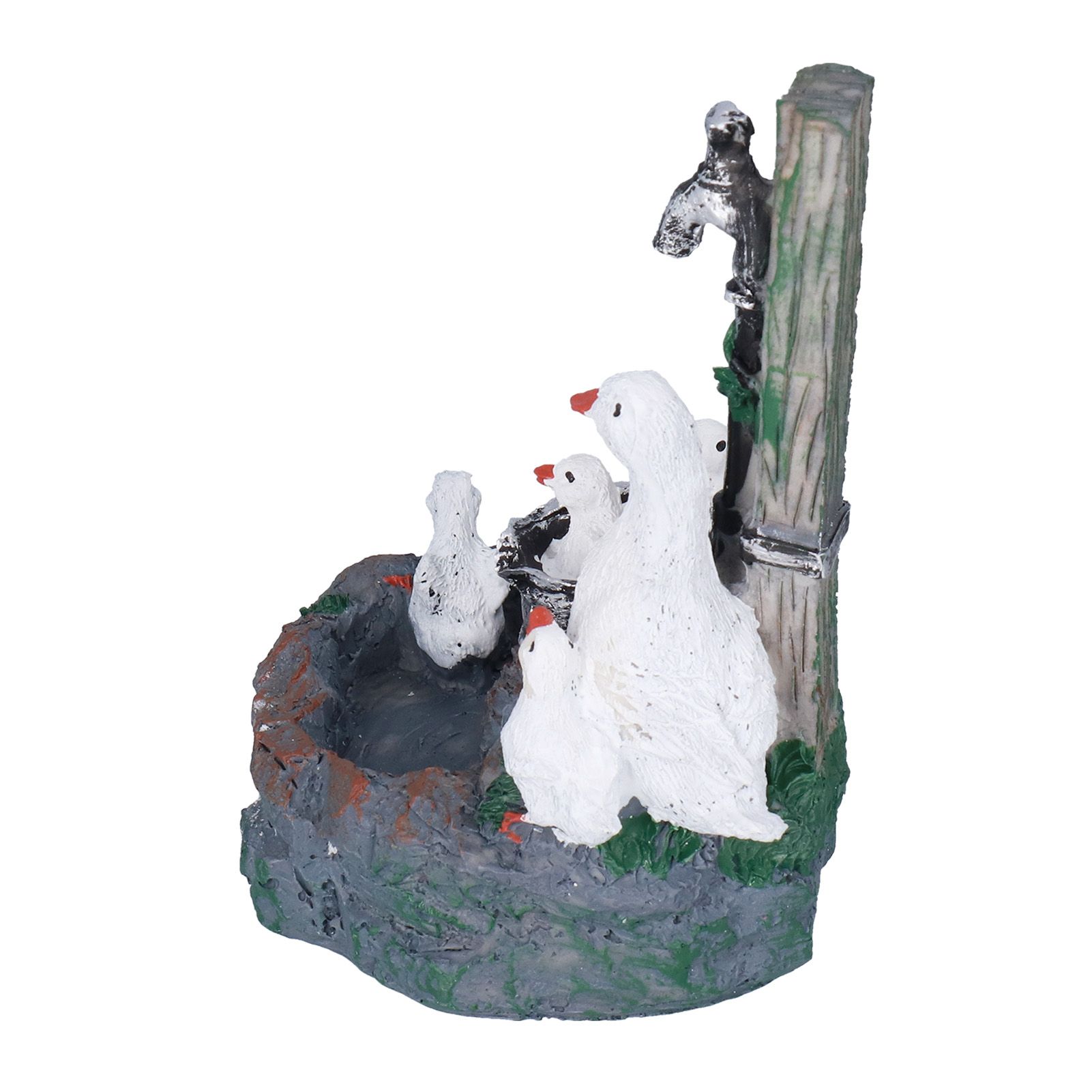 Garden Duck Family Statue Originality Resin Sculpture Ornament Decoration for view 8