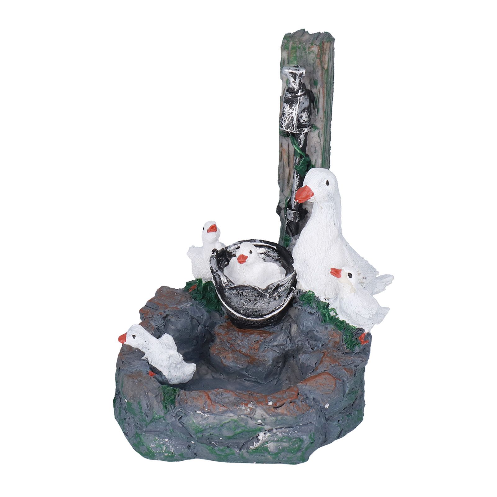 Garden Duck Family Statue Originality Resin Sculpture Ornament Decoration for view 10