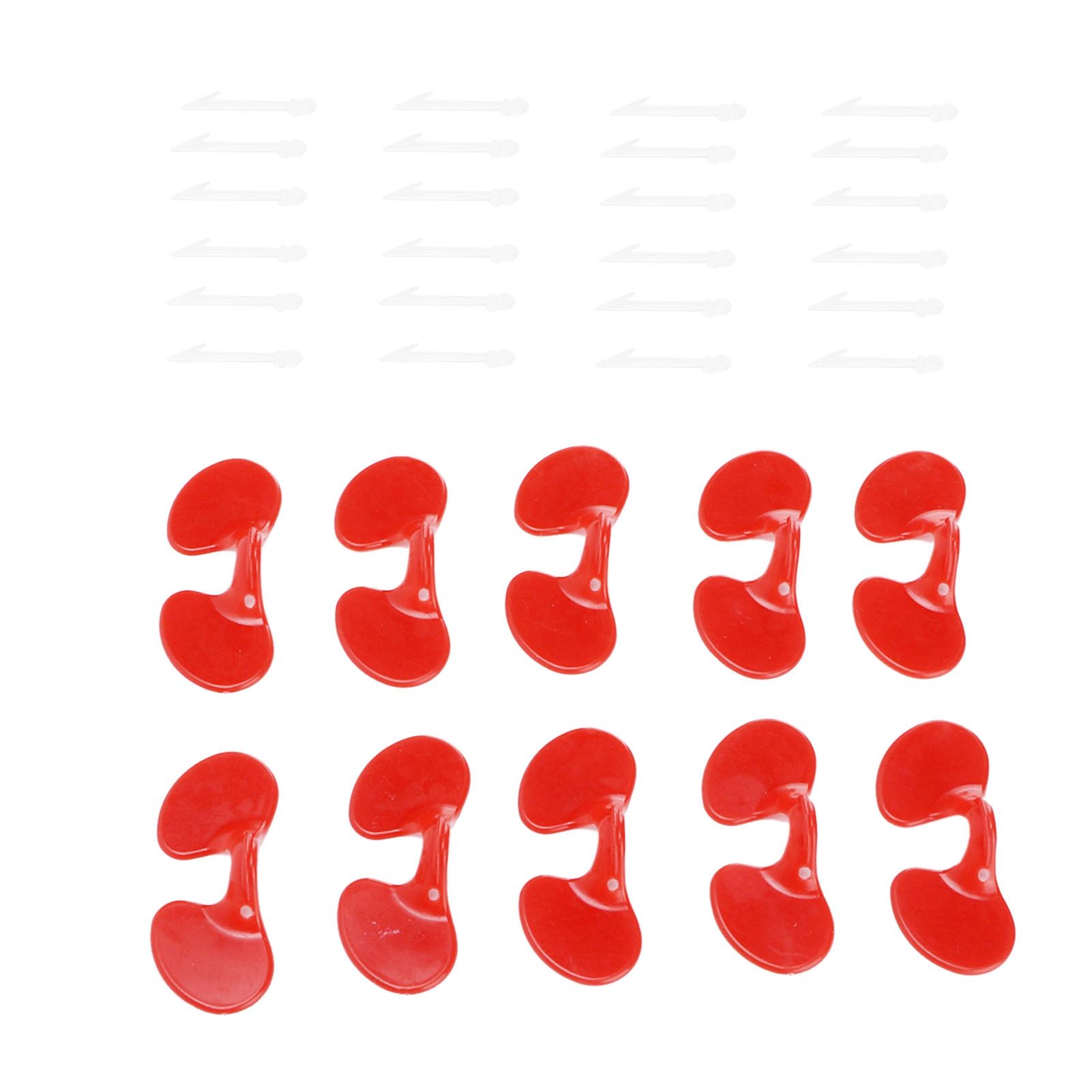 1000Set 6cm Chicken Blinders with Holes Plastic Anti Pecking Chicken Eye view 3