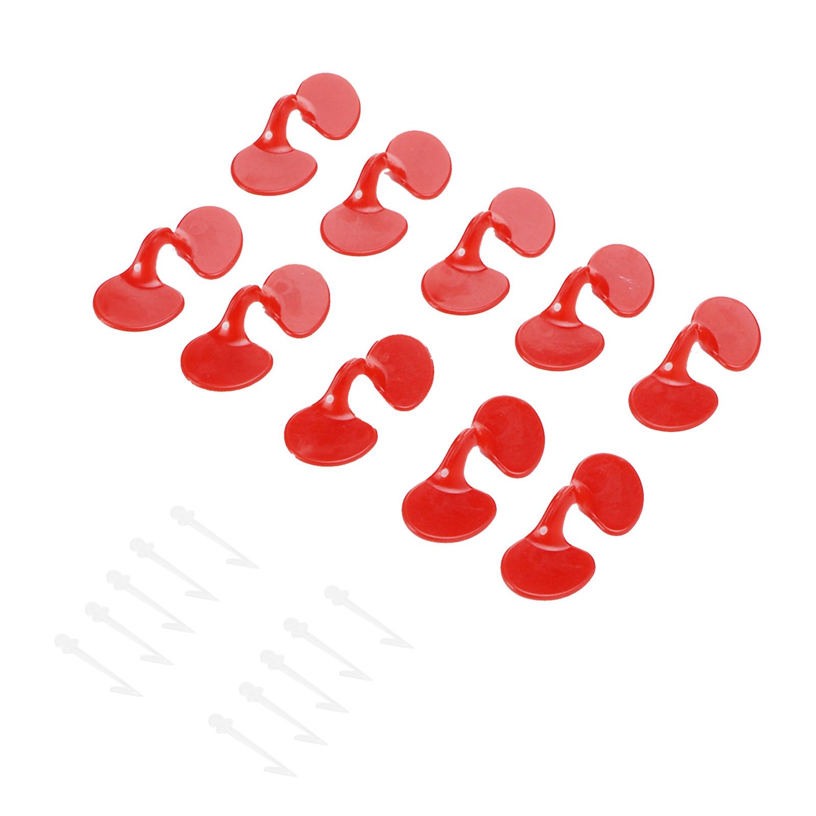 1000Set 6cm Chicken Blinders with Holes Plastic Anti Pecking Chicken Eye view 6