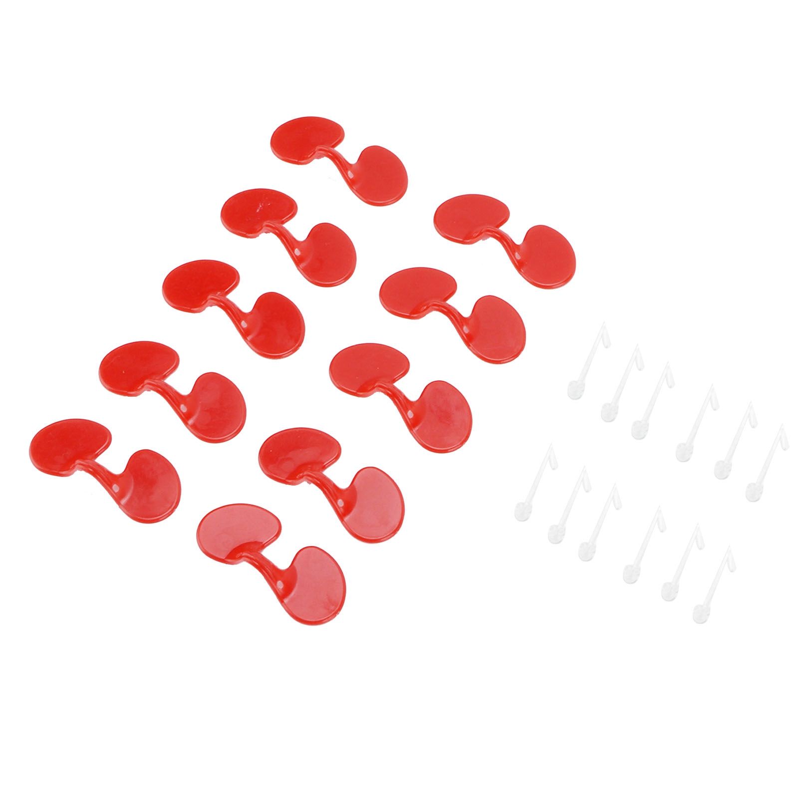 1000Set 6cm Chicken Blinders with Holes Plastic Anti Pecking Chicken Eye view 8