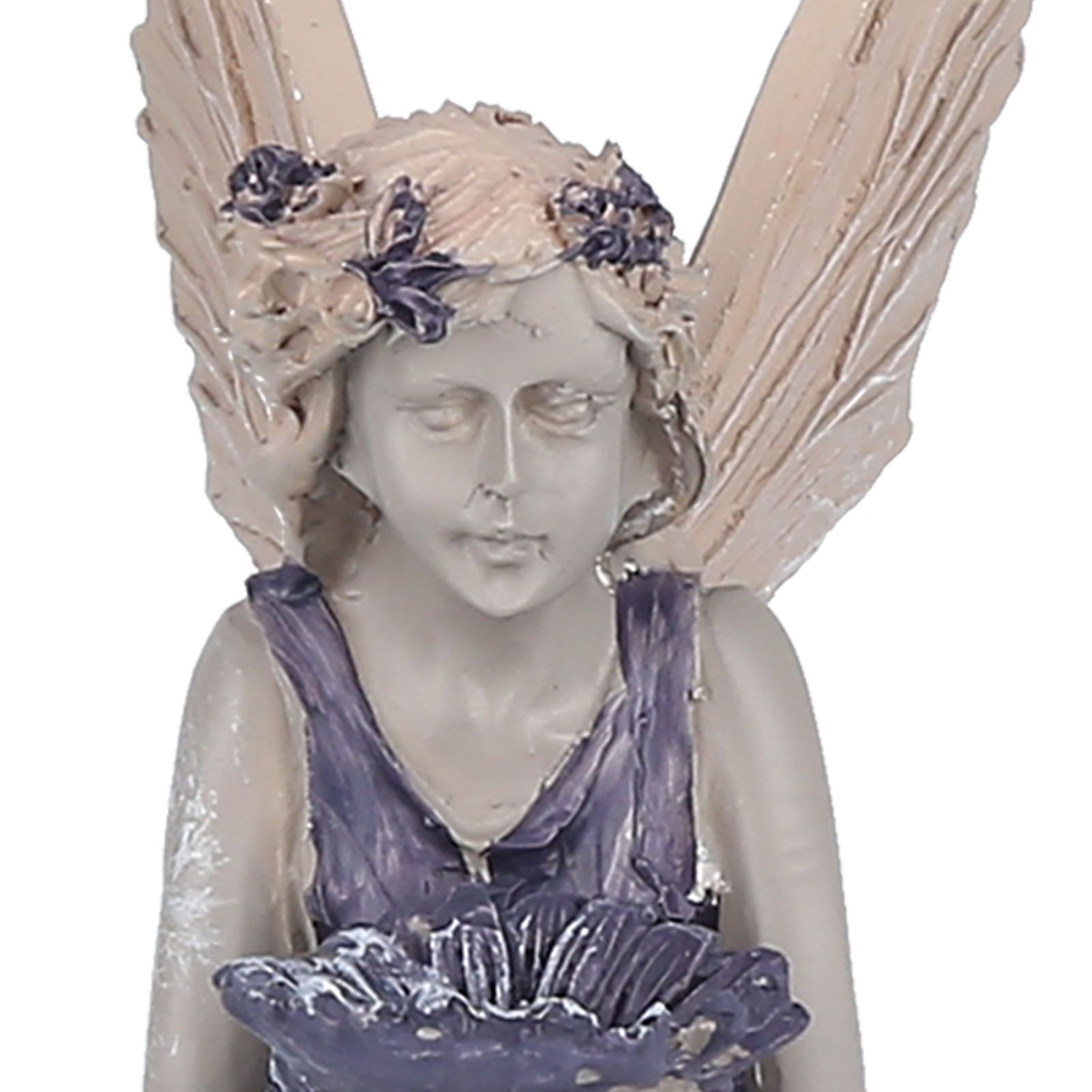 Sitting Fairy Statue Decorative Sunflower Fairy Ornament for Gardening Outdoor view 13