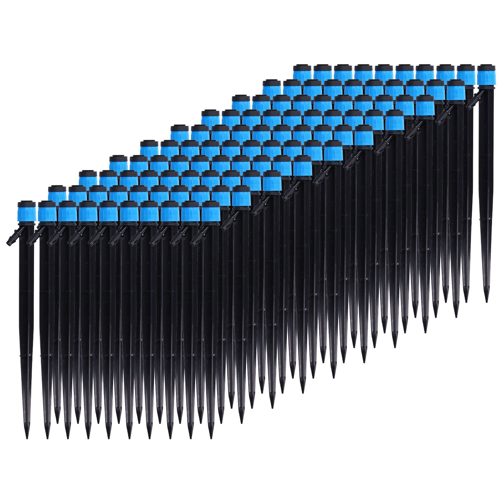 100Pcs/Bag Drip Irrigation Emitters 18cm Universal 360 Degree Drip Sprinkler