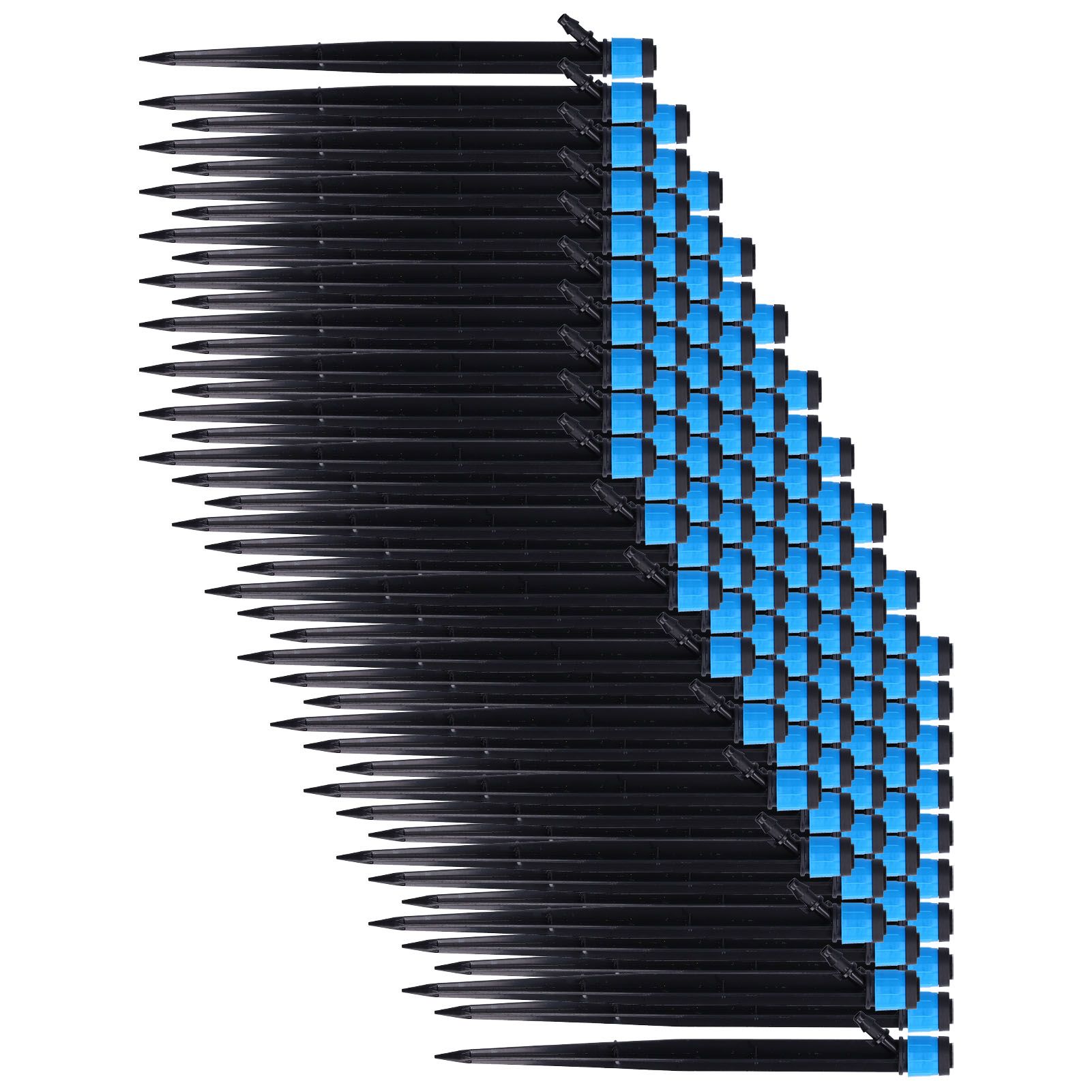 100Pcs/Bag Drip Irrigation Emitters 18cm Universal 360 Degree Drip Sprinkler view 3