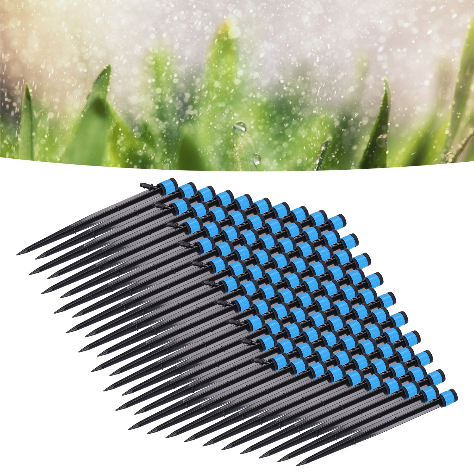 100Pcs/Bag Drip Irrigation Emitters 18cm Universal 360 Degree Drip Sprinkler view 12