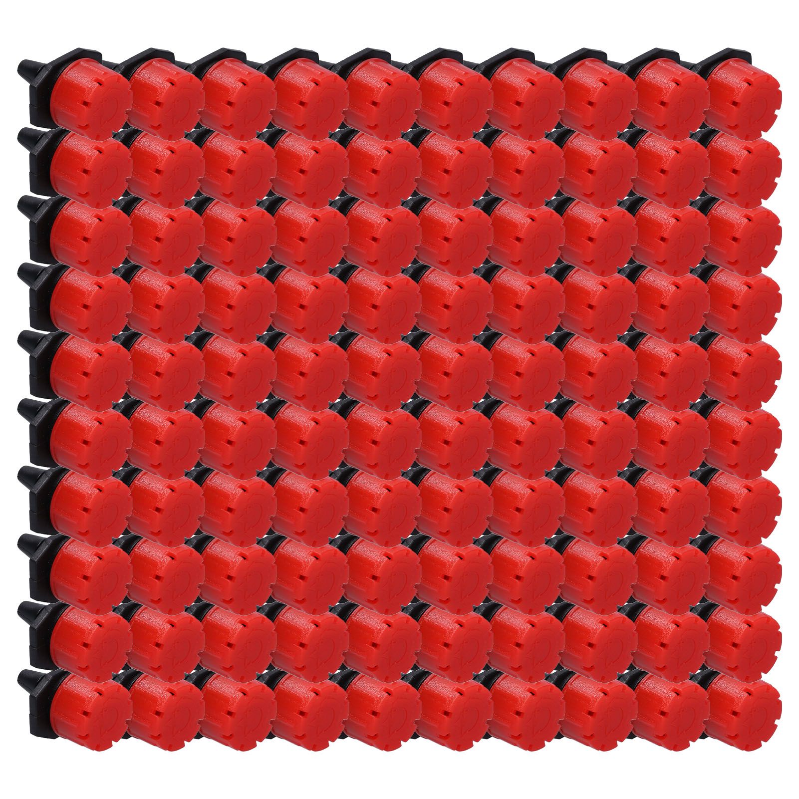 100Pcs 8 Hole Drip Irrigation Emitter Adjustable Drip Irrigation Sprinkler for view 5