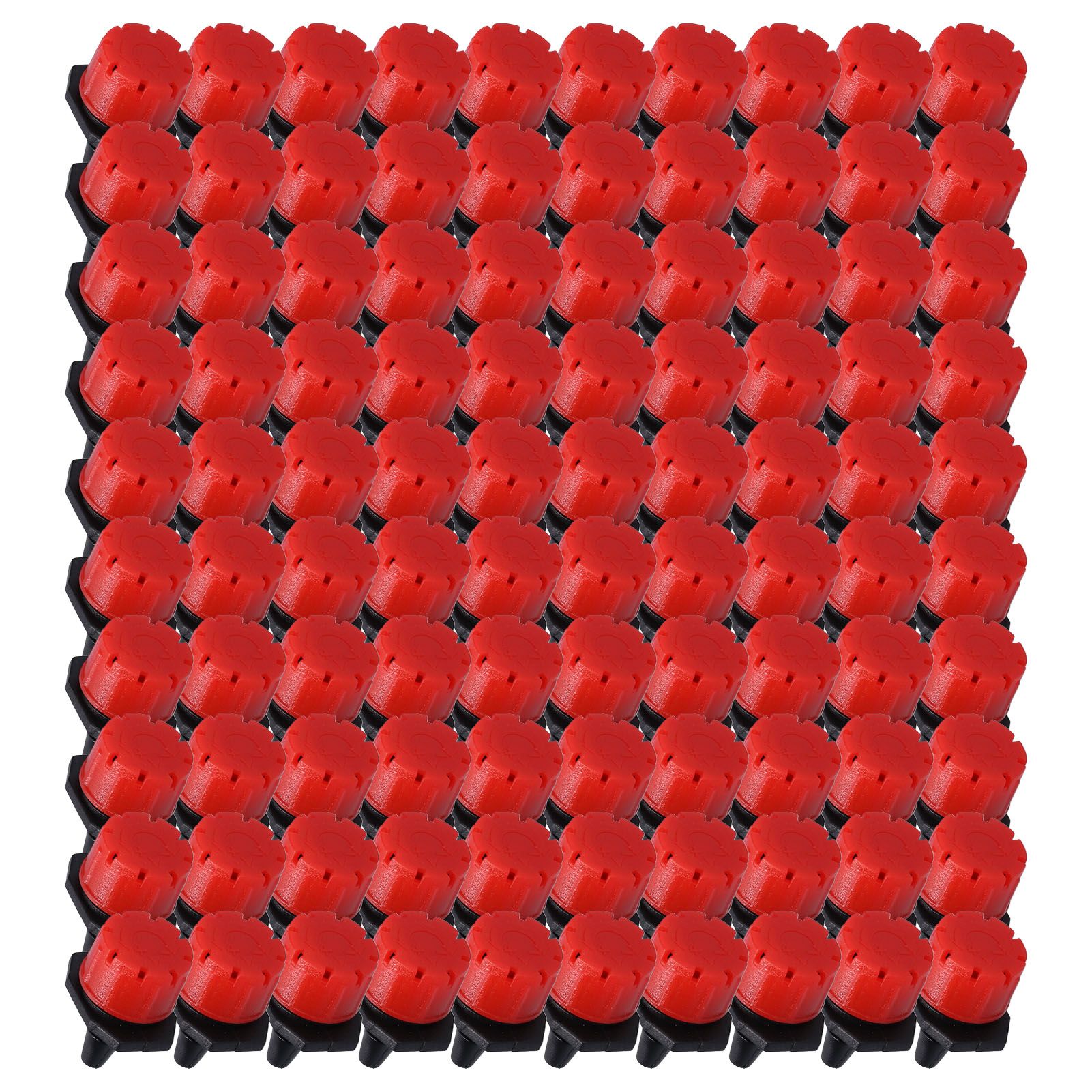 100Pcs 8 Hole Drip Irrigation Emitter Adjustable Drip Irrigation Sprinkler for view 6