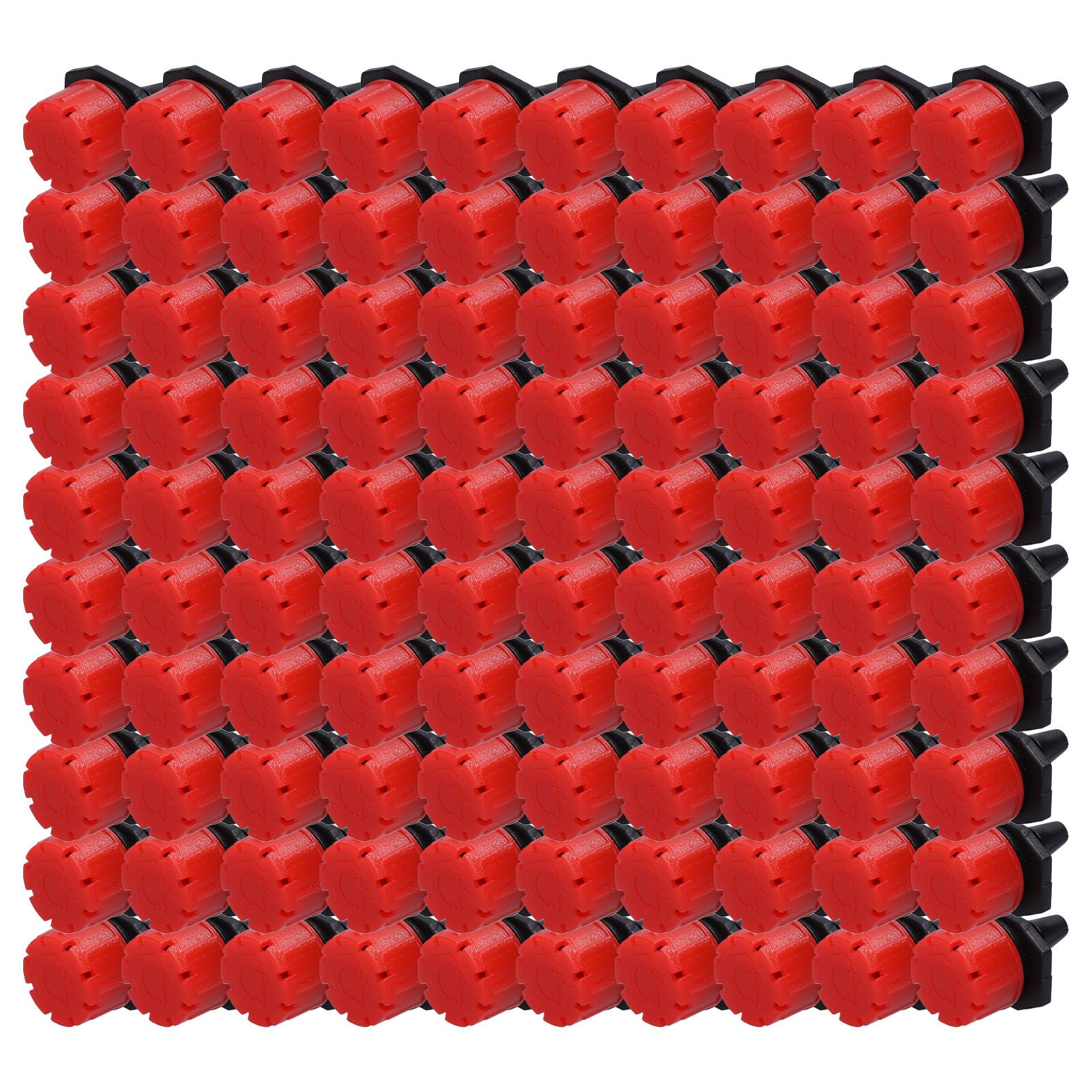 100Pcs 8 Hole Drip Irrigation Emitter Adjustable Drip Irrigation Sprinkler for view 7