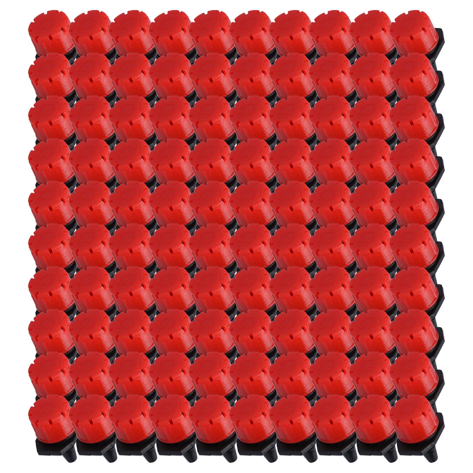 100Pcs 8 Hole Drip Irrigation Emitter Adjustable Drip Irrigation Sprinkler for view 8