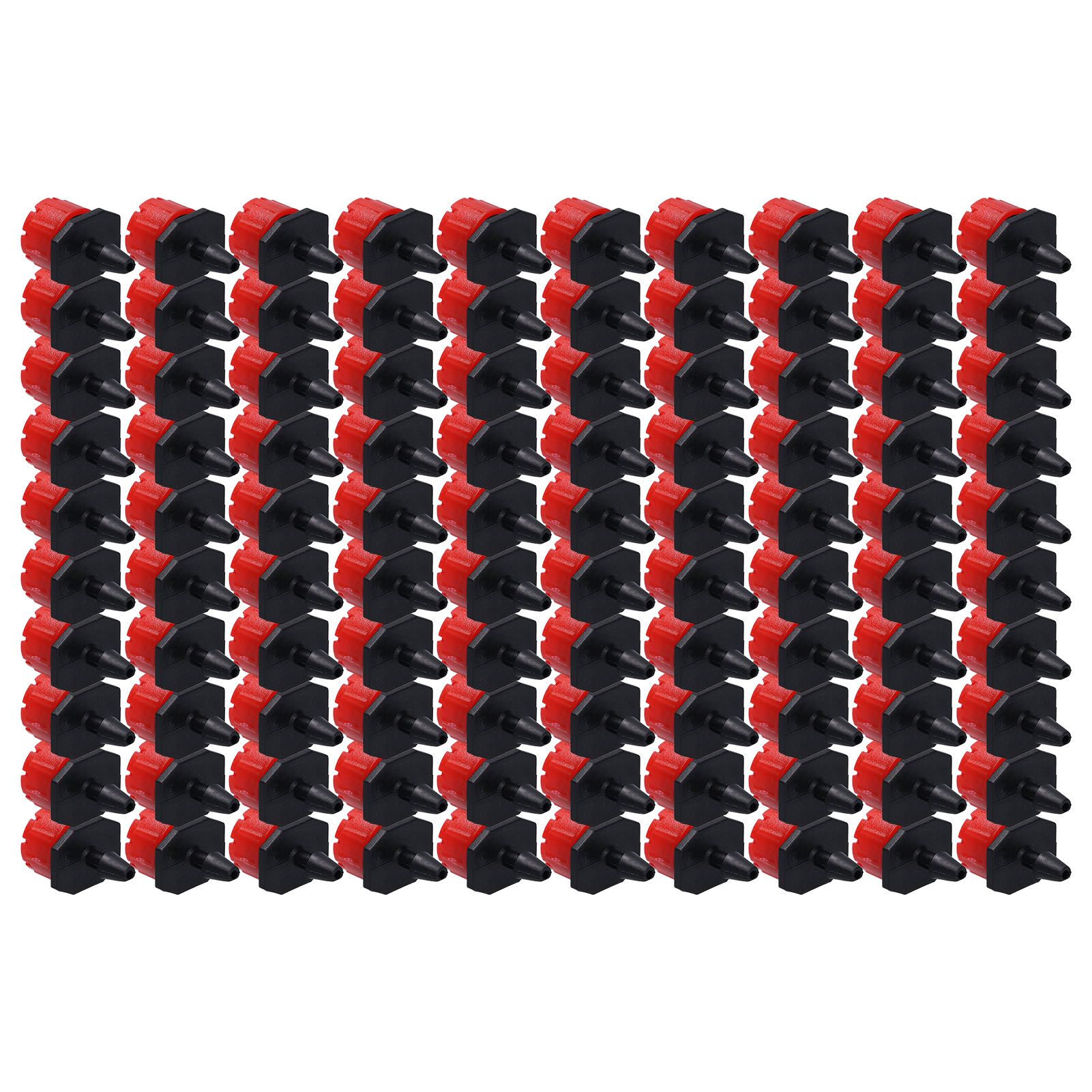 100Pcs 8 Hole Drip Irrigation Emitter Adjustable Drip Irrigation Sprinkler for view 9