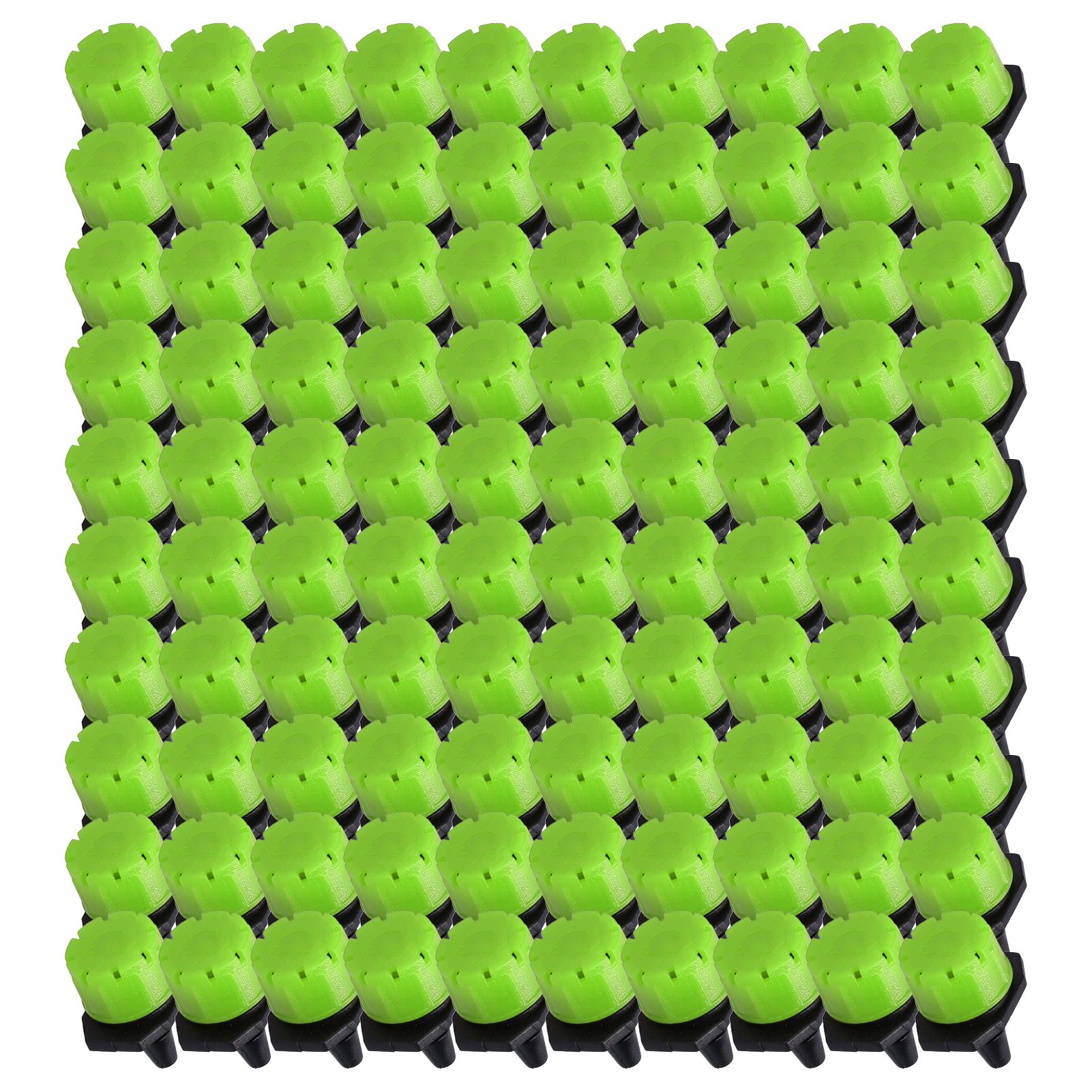 100Pcs 8 Hole Drip Irrigation Emitter Adjustable Drip Irrigation Sprinkler for view 8