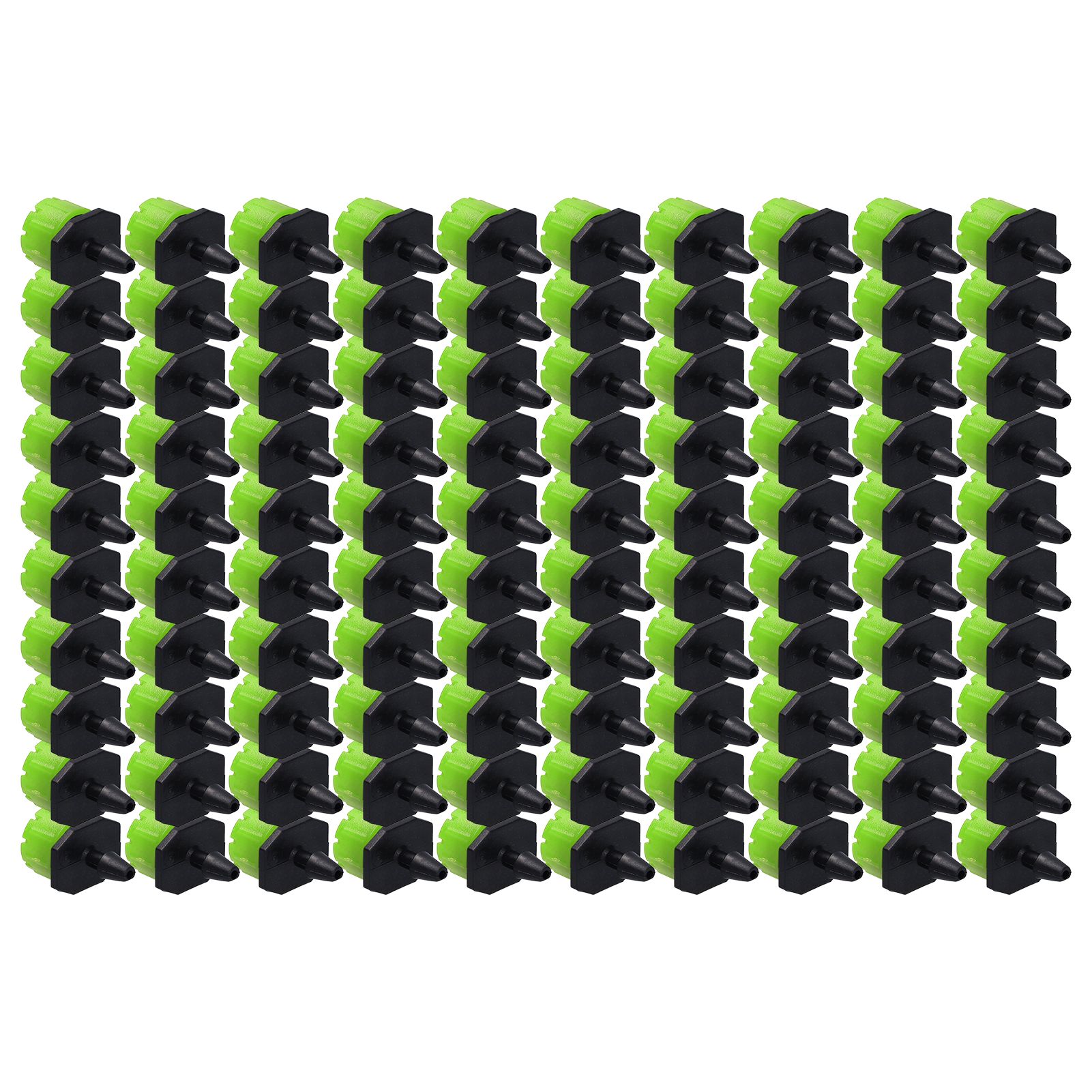 100Pcs 8 Hole Drip Irrigation Emitter Adjustable Drip Irrigation Sprinkler for view 9