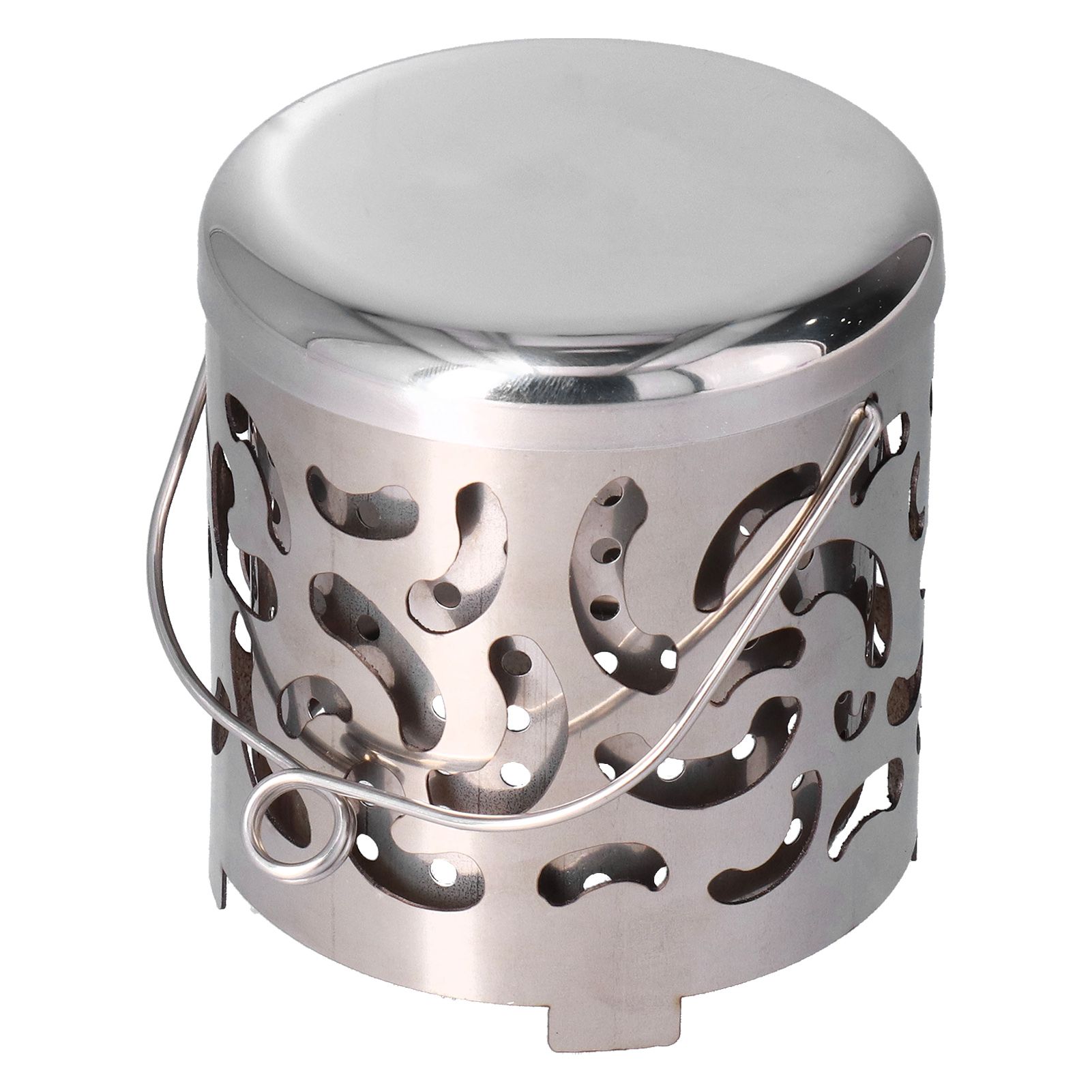 Outdoor Mini Warmer Stainless Steel Camping Stove Portable Warming Stove Cover view 5
