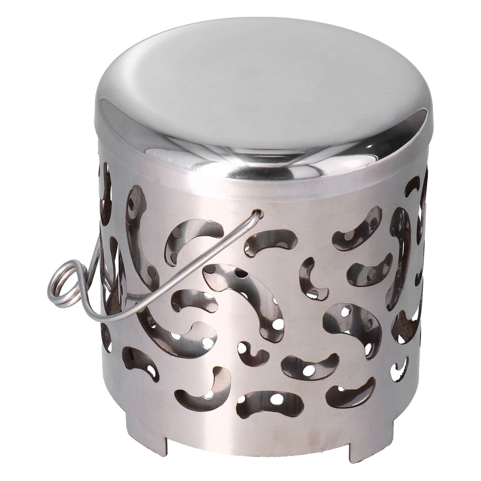 Outdoor Mini Warmer Stainless Steel Camping Stove Portable Warming Stove Cover view 6