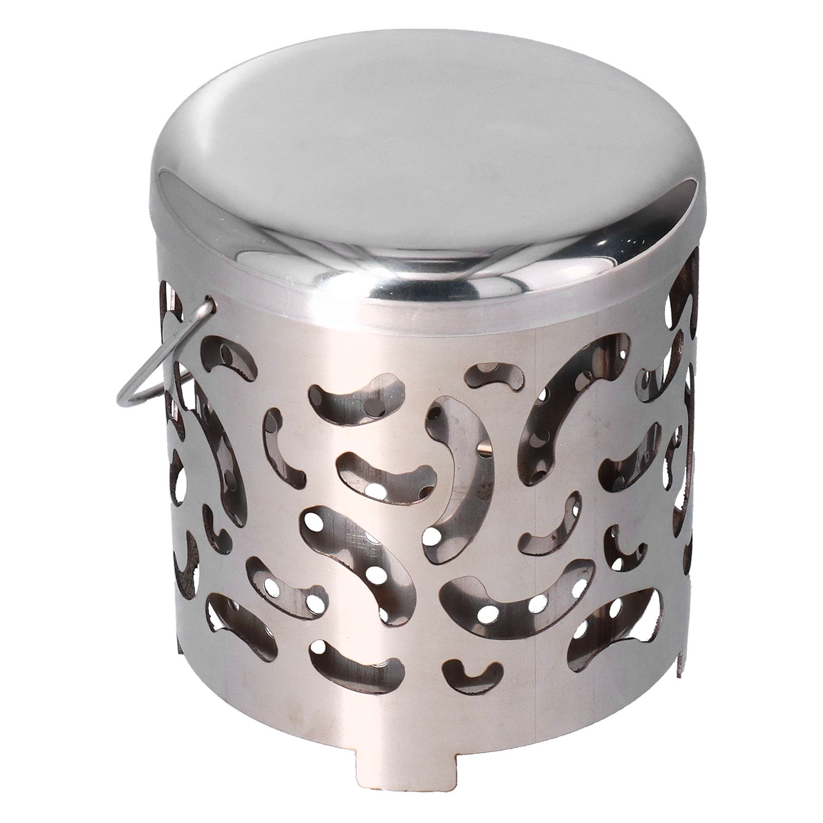 Outdoor Mini Warmer Stainless Steel Camping Stove Portable Warming Stove Cover view 7