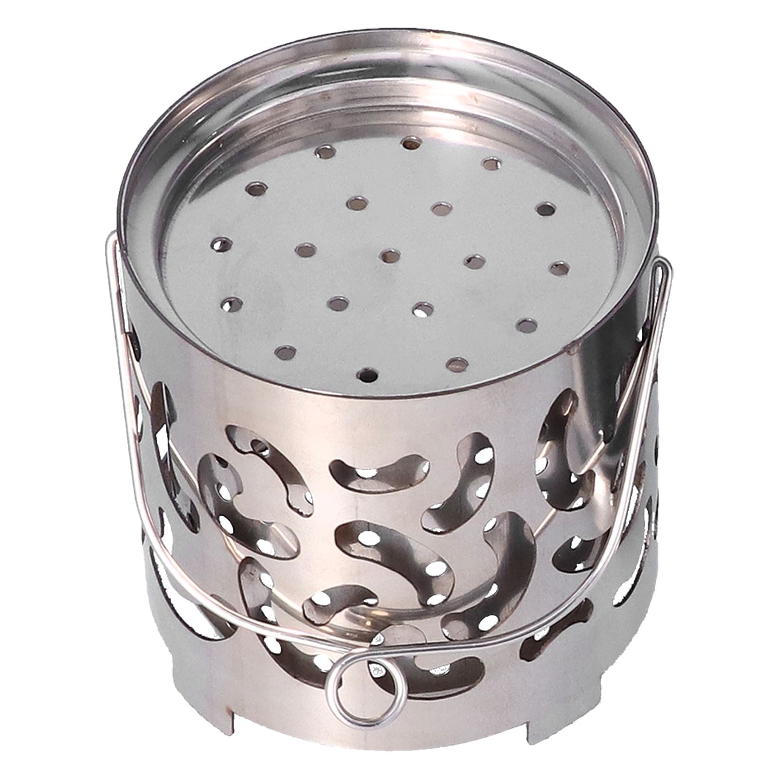Outdoor Mini Warmer Stainless Steel Camping Stove Portable Warming Stove Cover view 13